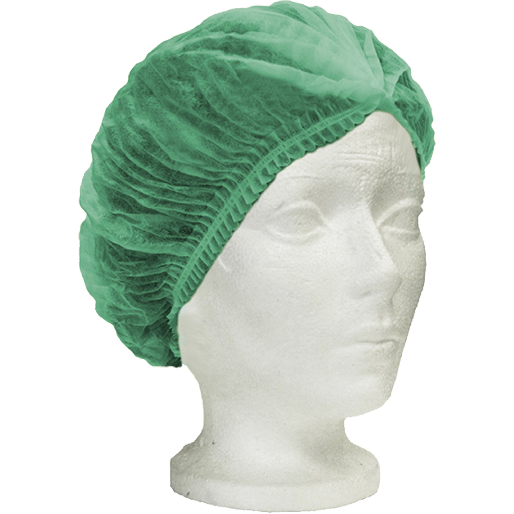 Bonnet bouffant plissé Ronco CareMC, Polypropylène, 21", Vert