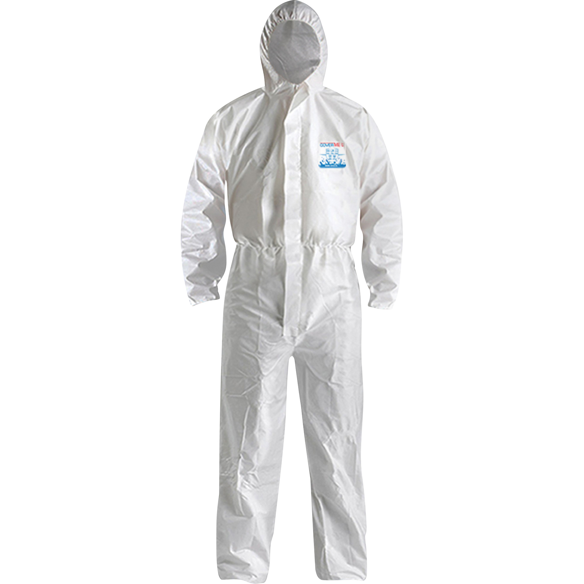 Combinaison CoverMeMC XP1800 de type 5/6 avec capuchon, 2T-Grand, Blanc, Microporeux