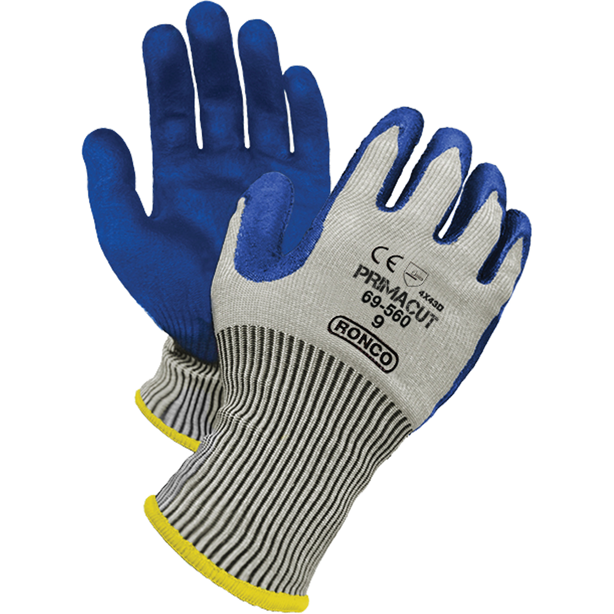 Gants résistant à la coupe PrimaCutMC, Taille 9, Calibre 13, Revêtement Nitrile, Enveloppe en PEHP, ANSI/ISEA 105 niveau 4/EN 388 niveau 5