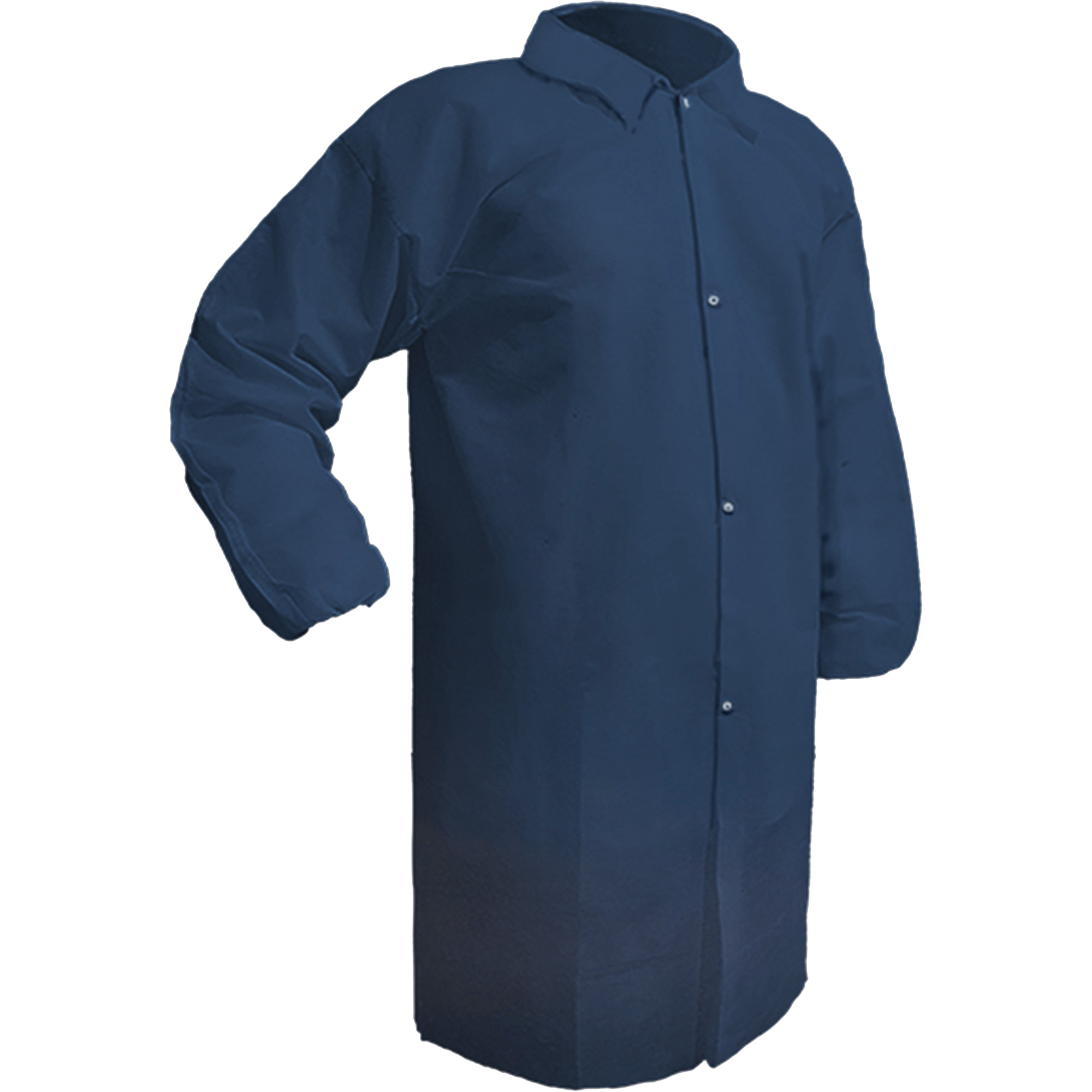 Sarrau de laboratoire CareMC, Polypropylène, Moyen, Bleu