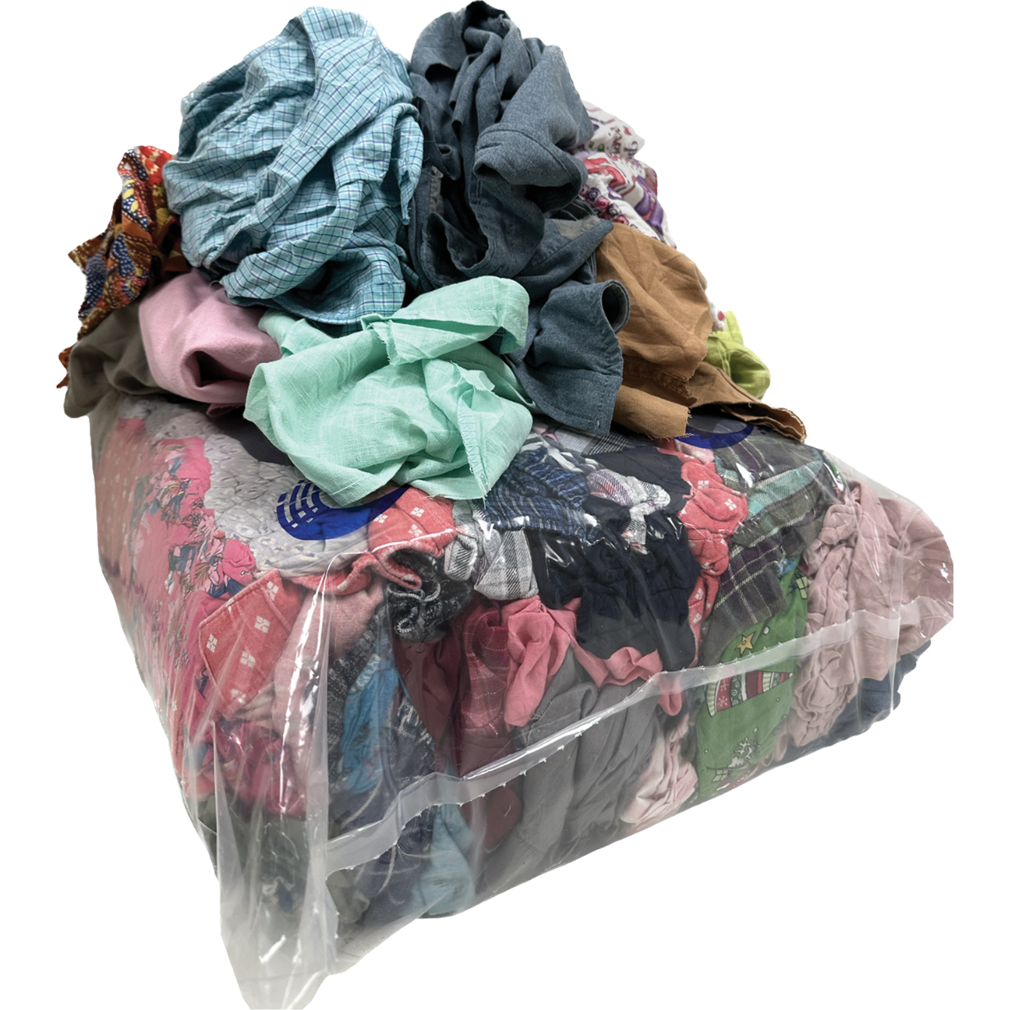 Chiffons d'essuyage spéciaux, Mélange de couleurs, 20 lb