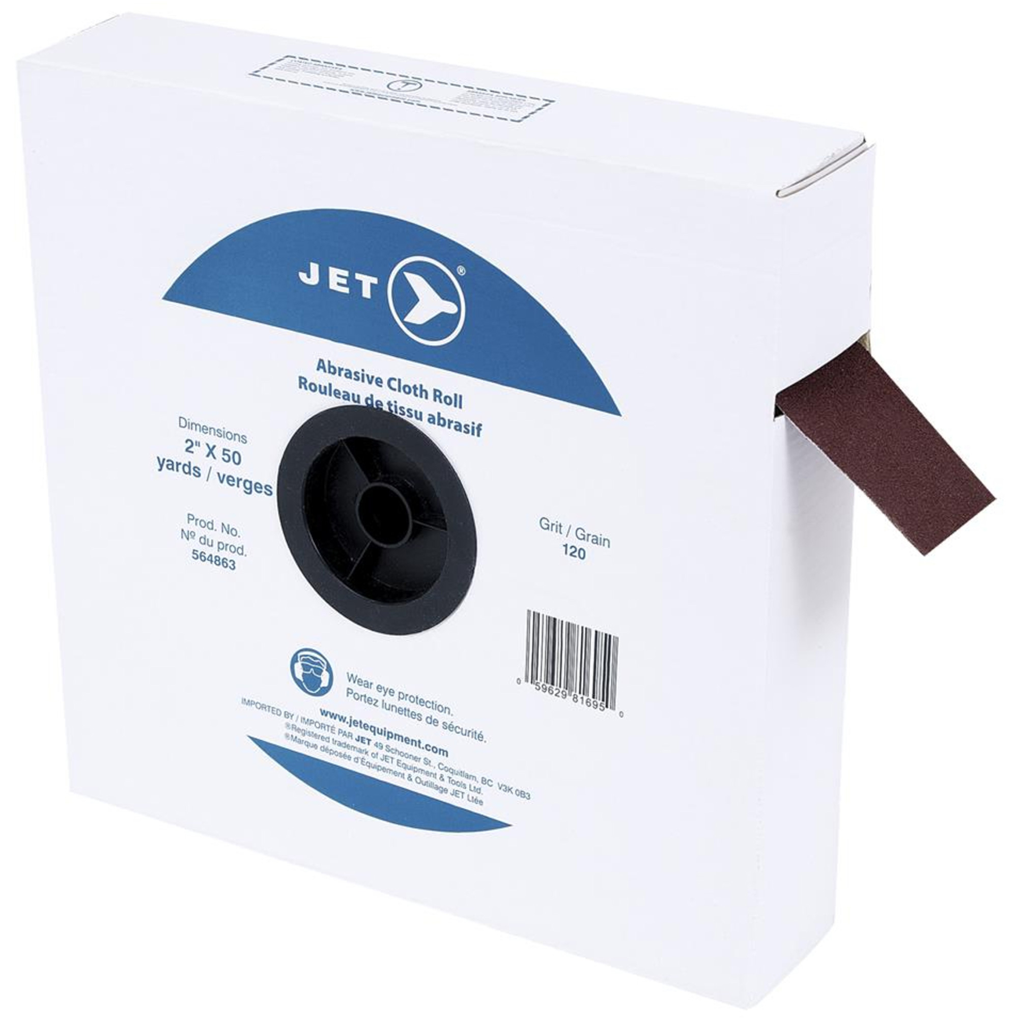 Rouleau de tissu abrasif