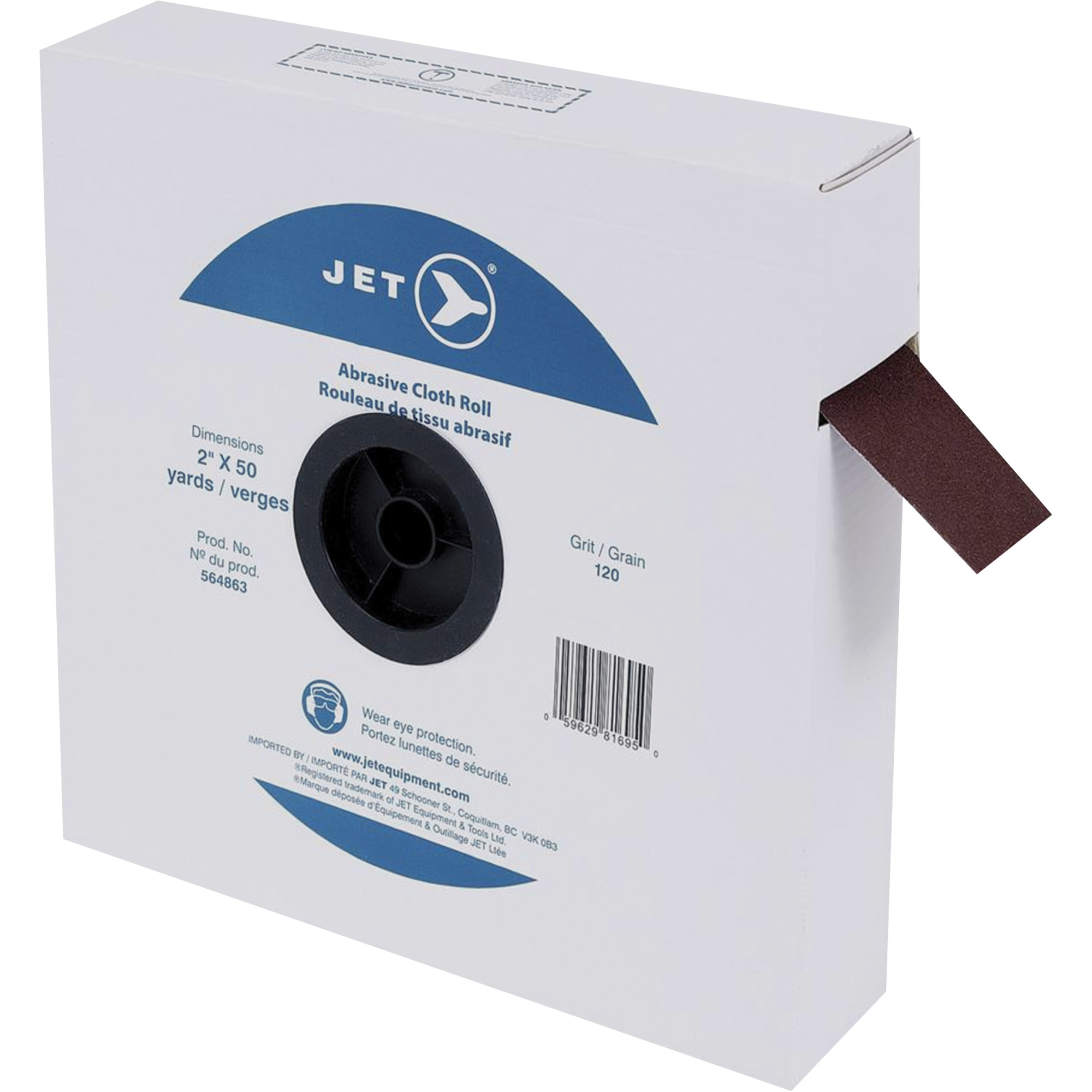 Rouleau de tissu abrasif