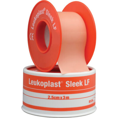 Ruban en plastique à l'épreuve de l'eau LeukoplastMD, Classe 1, Imperméable, 10' lo x 1" la