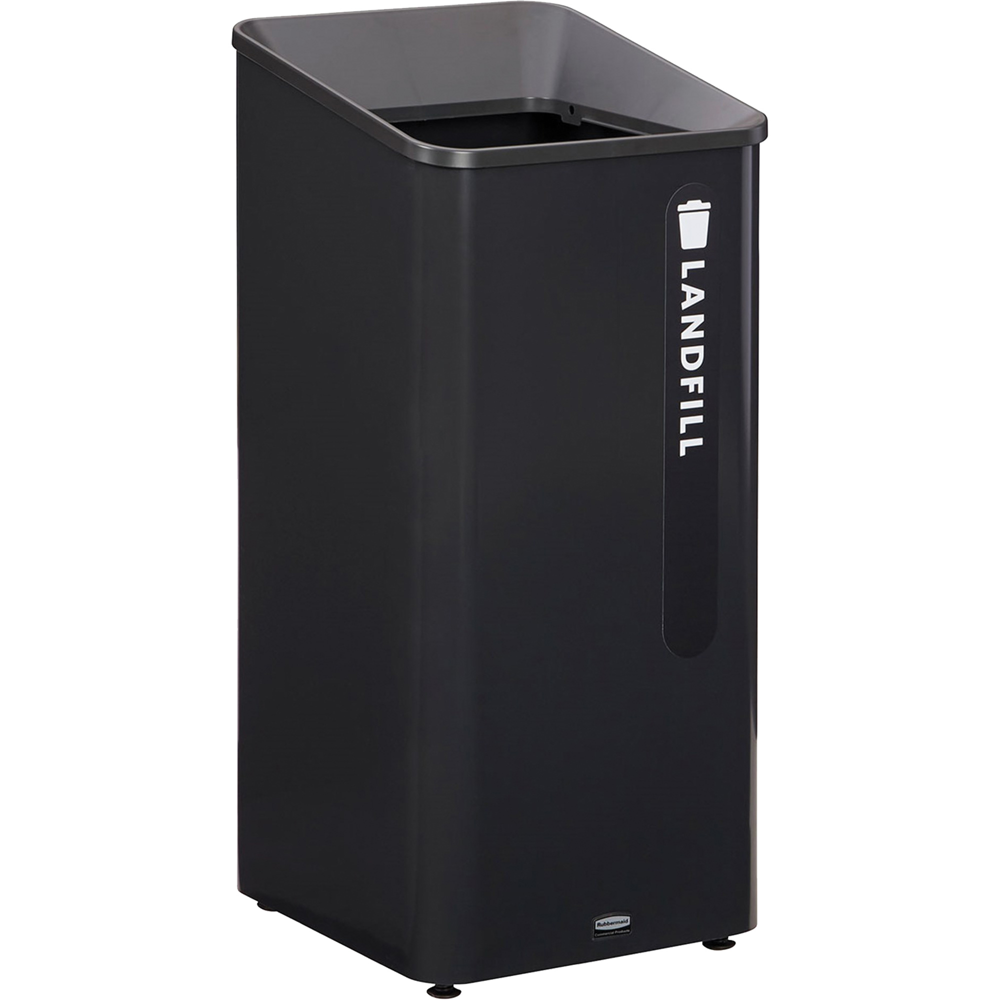 Bac d'ordures destinés à l'enfouissement Sustain, Plastique/Acier, 23 gal. US