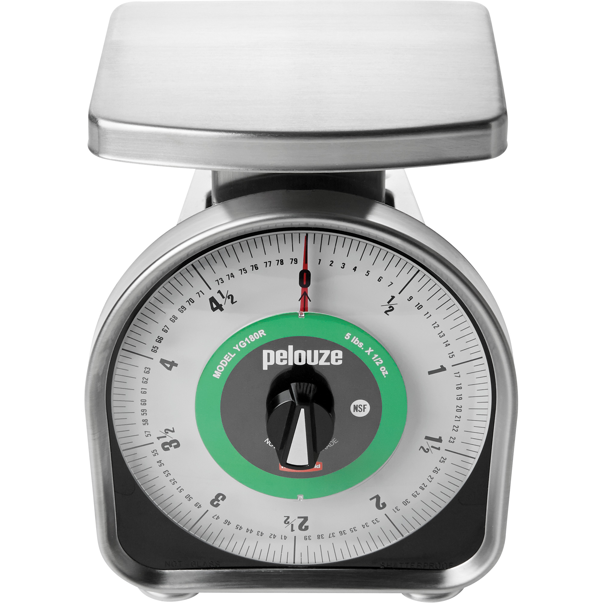 Balance mécanique à mesurer les portions Pelouze, Capacité 5 lb / 2,3 kg, Graduations 10 g / 0,5 oz