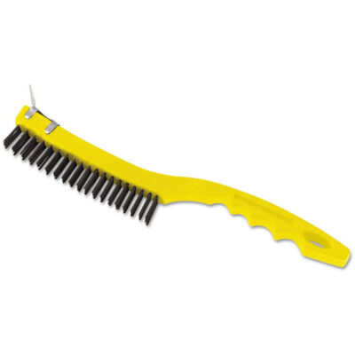 Brosses à manche long, Acier, 3 x 19 rangs de fils, Longueur 14"