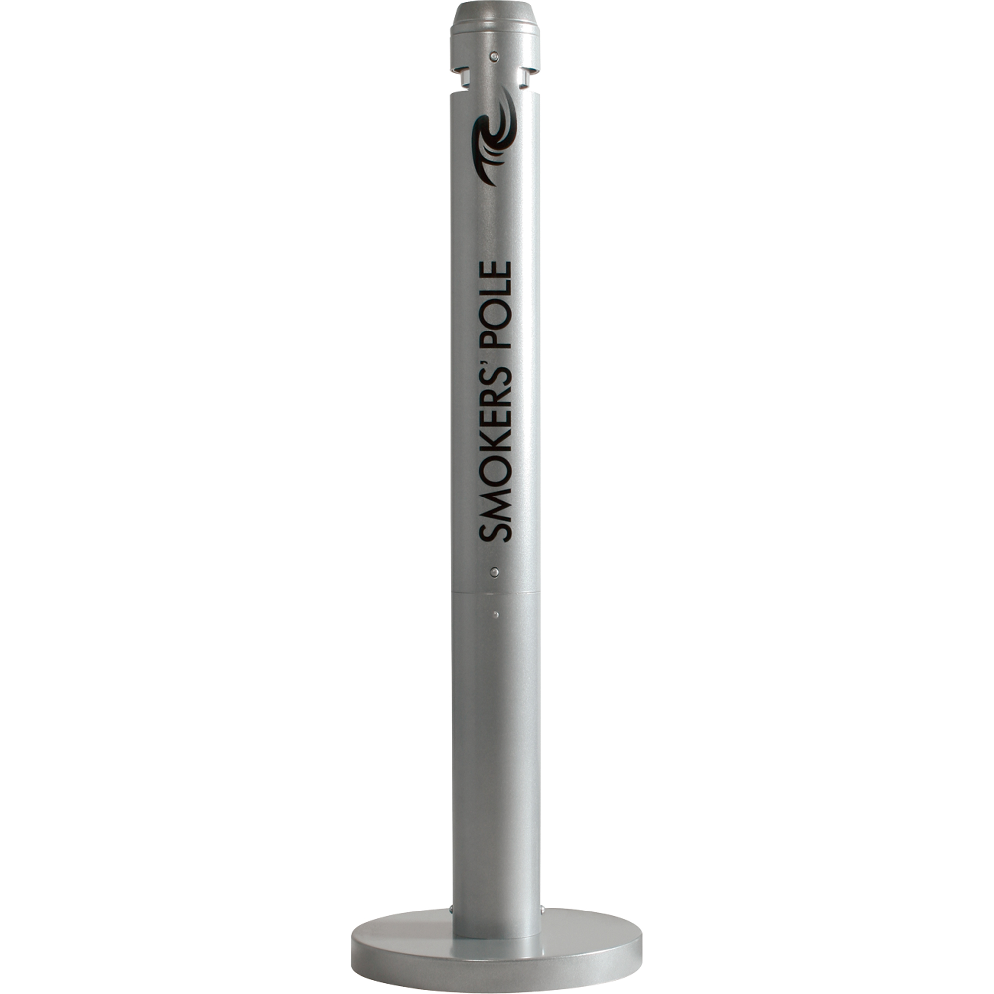 Cendriers Smokers' Pole, Sur pied, Aluminium, Hauteur 41"