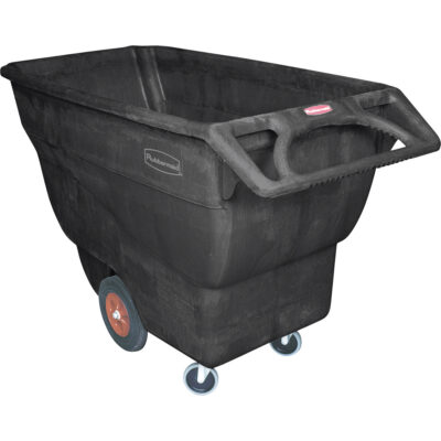 Chariot basculeur en acier, Mousse structurée, 1 vg³, Capacité de charge de 2100 lb