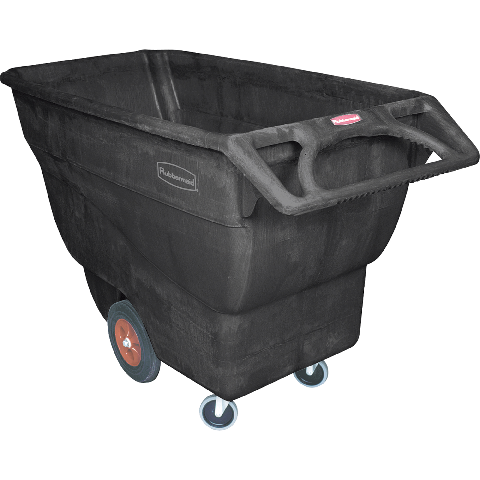 Chariot basculeur en acier, Mousse structurée, 1 vg³, Capacité de charge de 2100 lb
