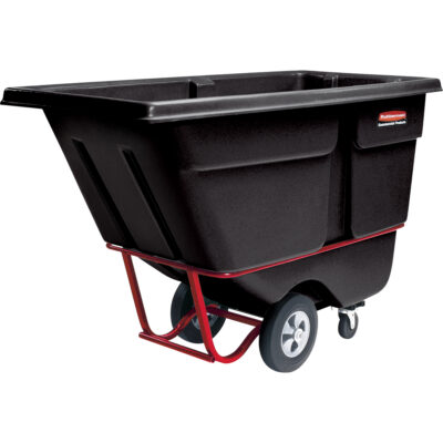 Chariot basculeur, Polyéthylène, 1/2 vg³, Capacité de charge de 850 lb