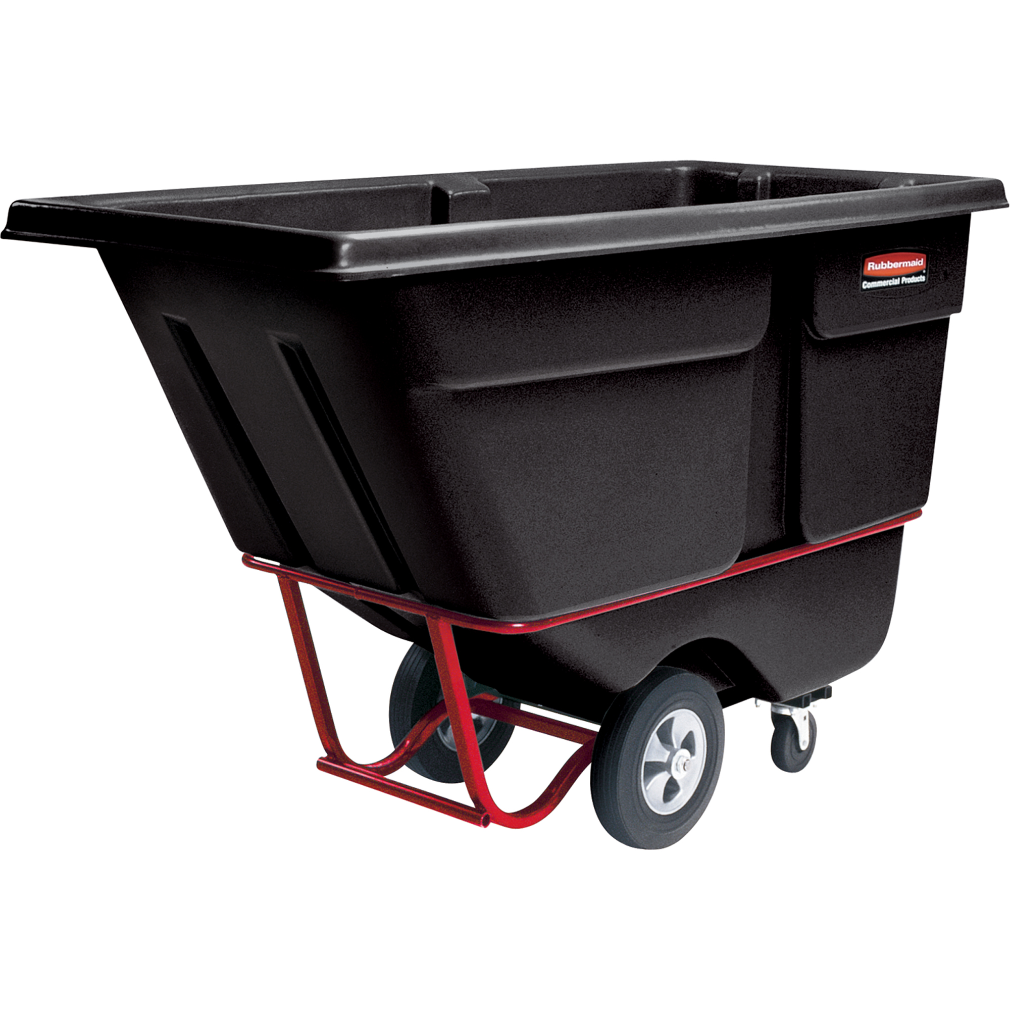 Chariot basculeur, Polyéthylène, 1/2 vg³, Capacité de charge de 850 lb