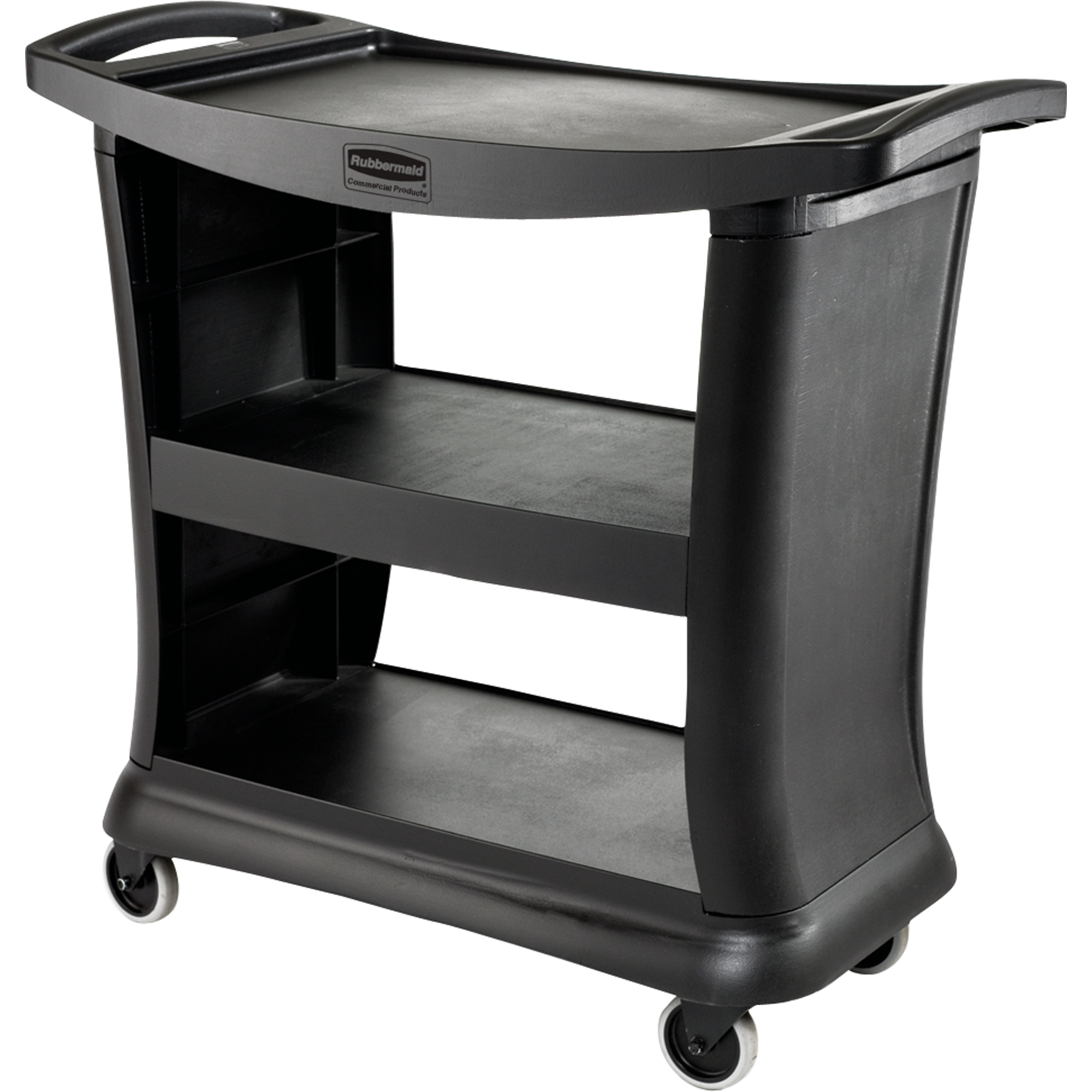 Chariot de service de direction, 3 tiers, 20" x 38" x 39", Capacité 300 lb