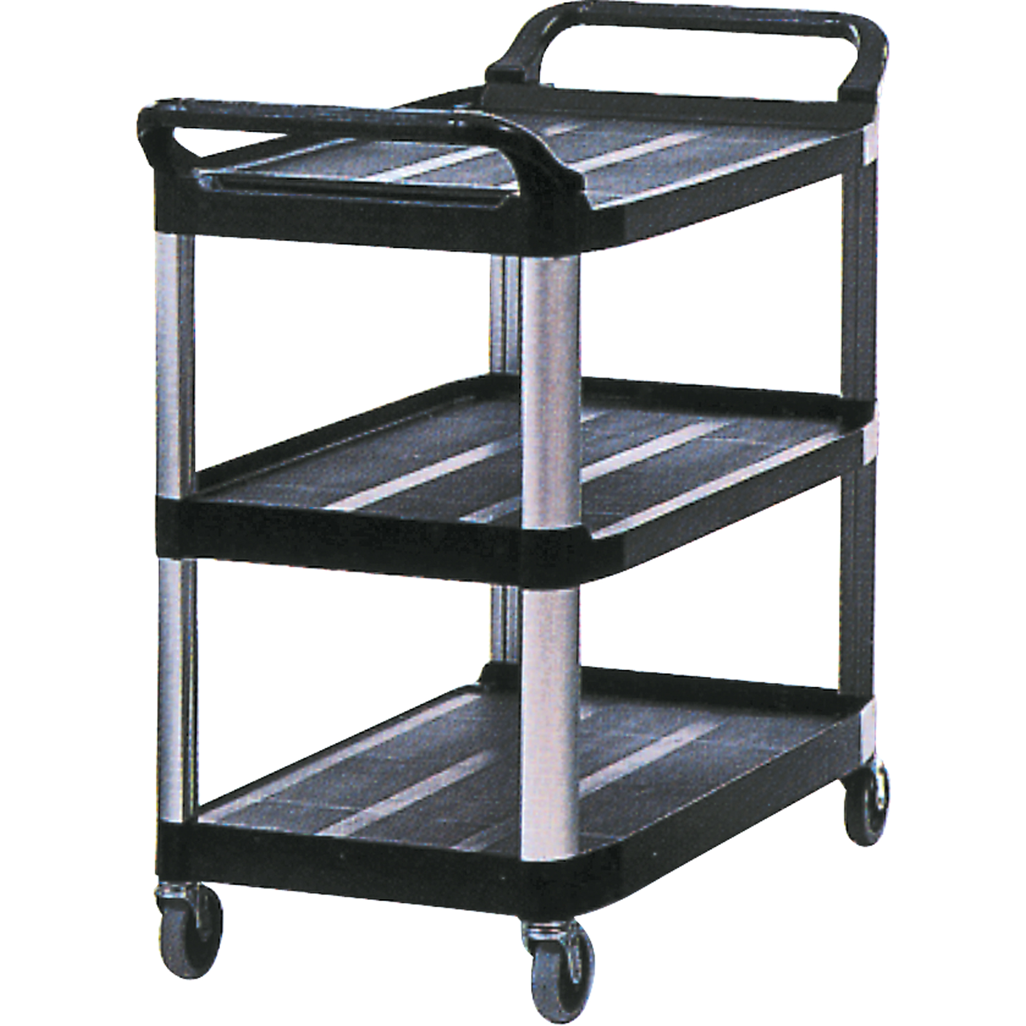 Chariot utilitaire, 3 tiers, 20" x 37" x 33-5/8", Capacité 300 lb