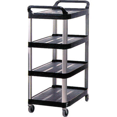 Chariot utilitaire, 4 tiers, 20" x 51" x 40-5/8", Capacité 300 lb