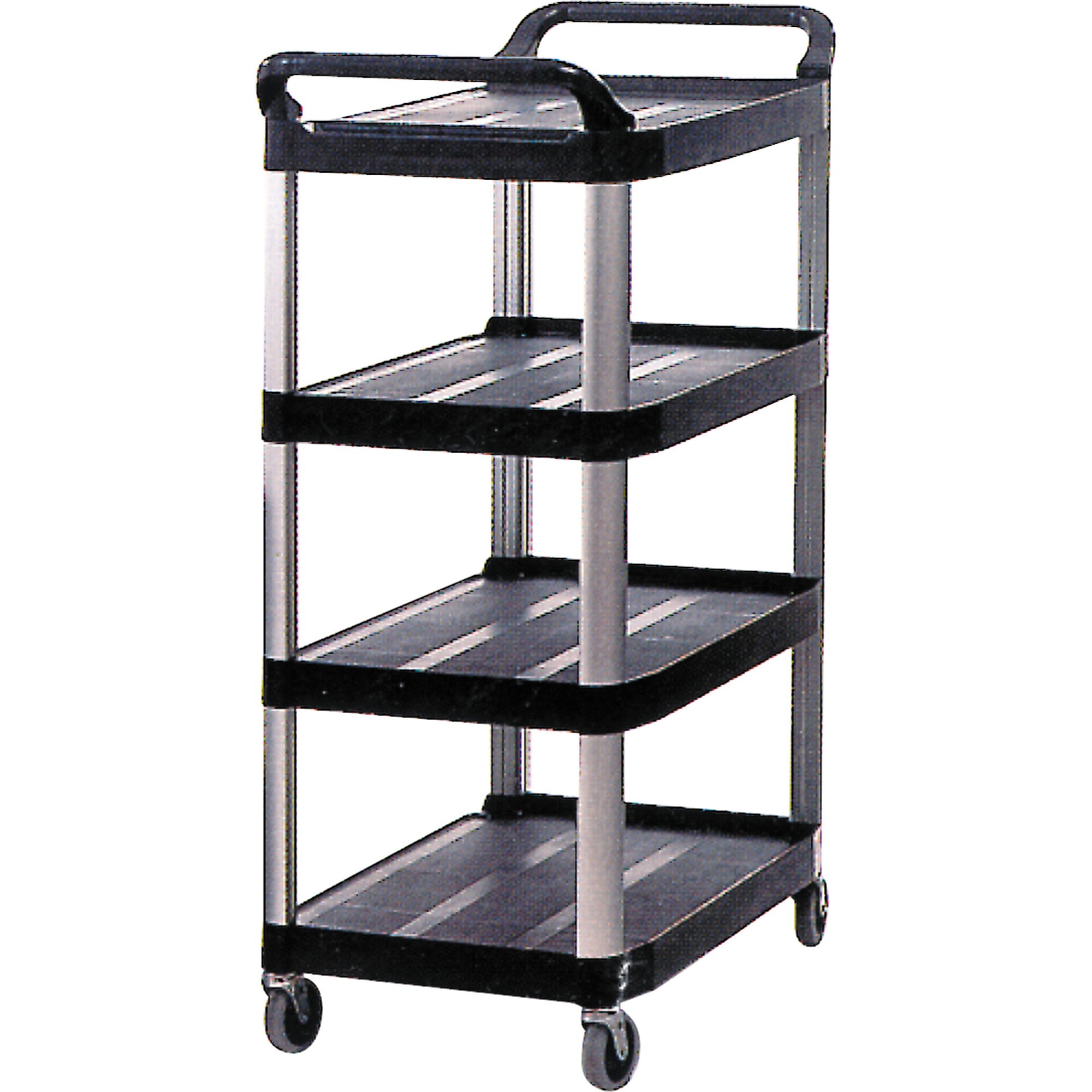 Chariot utilitaire, 4 tiers, 20" x 51" x 40-5/8", Capacité 300 lb