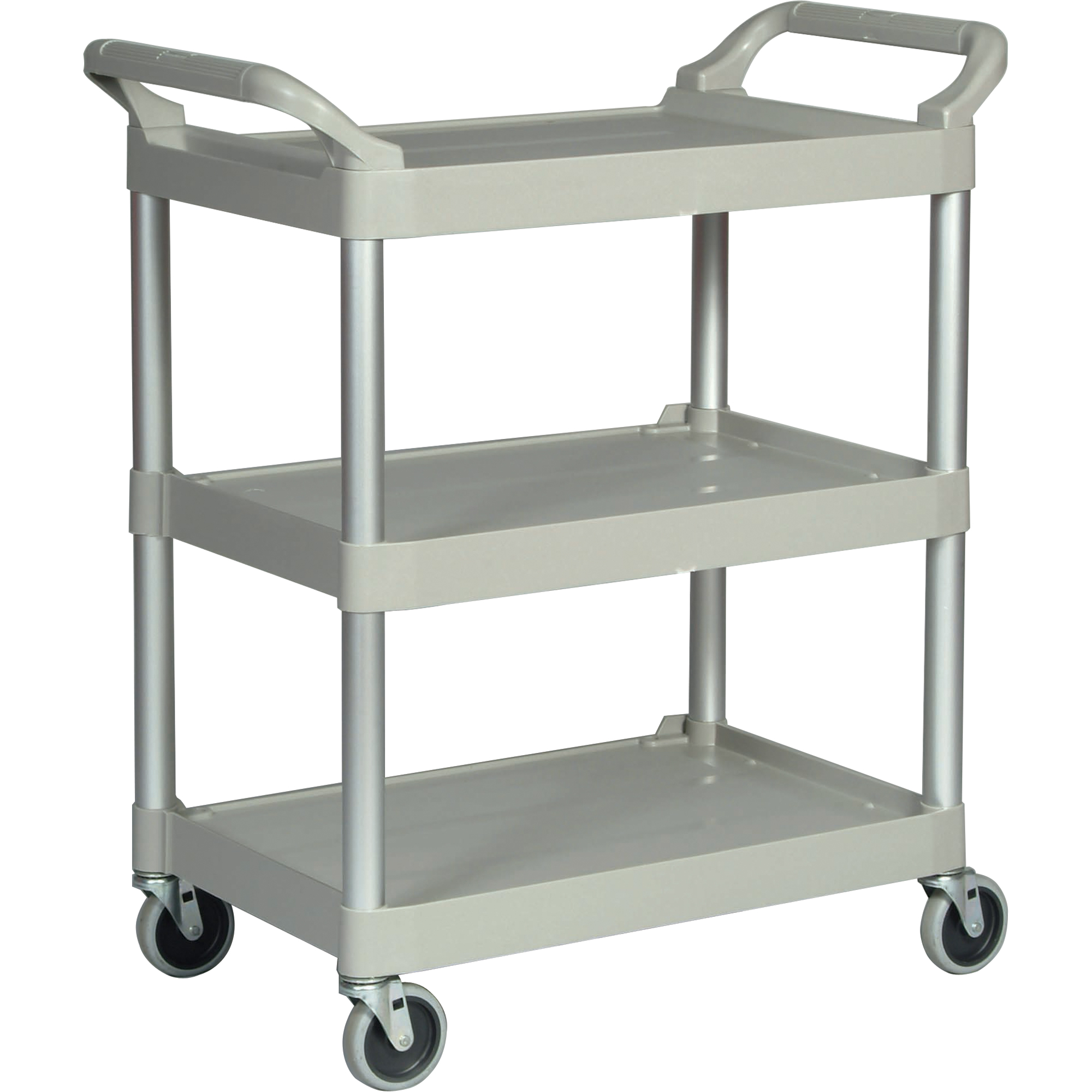 Chariot utilitaire à usage léger, 3 tiers, 19" x 38" x 34", Capacité 200 lb
