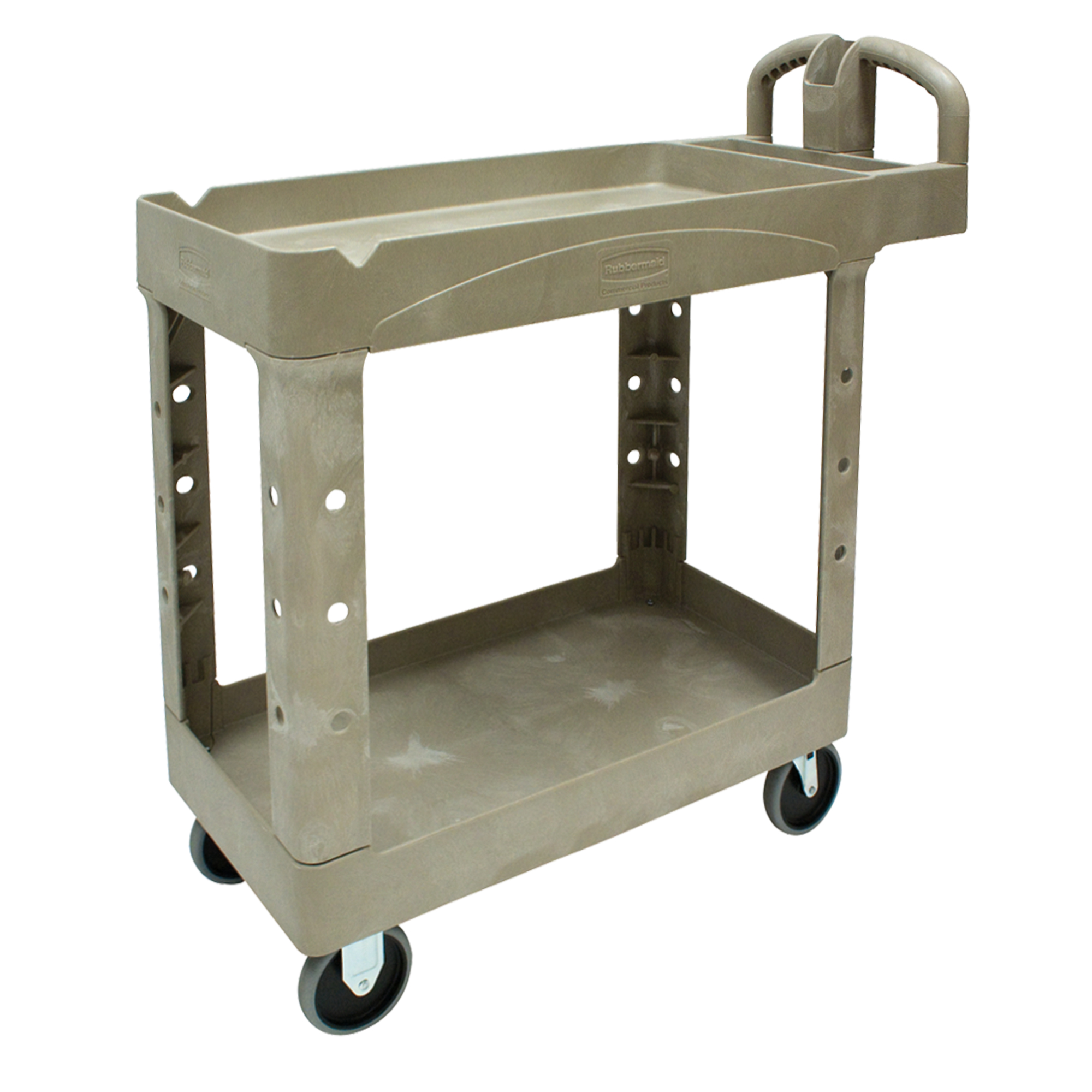 Chariot utilitaire robuste - 4500-88, 2 tiers, 17-1/8" x 33-1/4" x 39", Capacité 500 lb