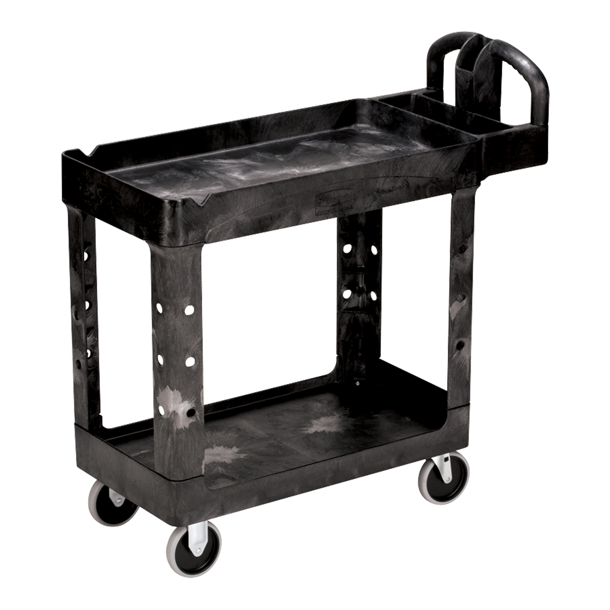 Chariot utilitaire robuste - 4500-88, 2 tiers, 17-1/8" x 33-1/4" x 39", Capacité 500 lb