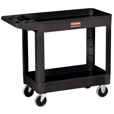 Chariot utilitaire robuste - 4500-89, 2 tiers, 18" x 33-1/4" x 39", Capacité 500 lb
