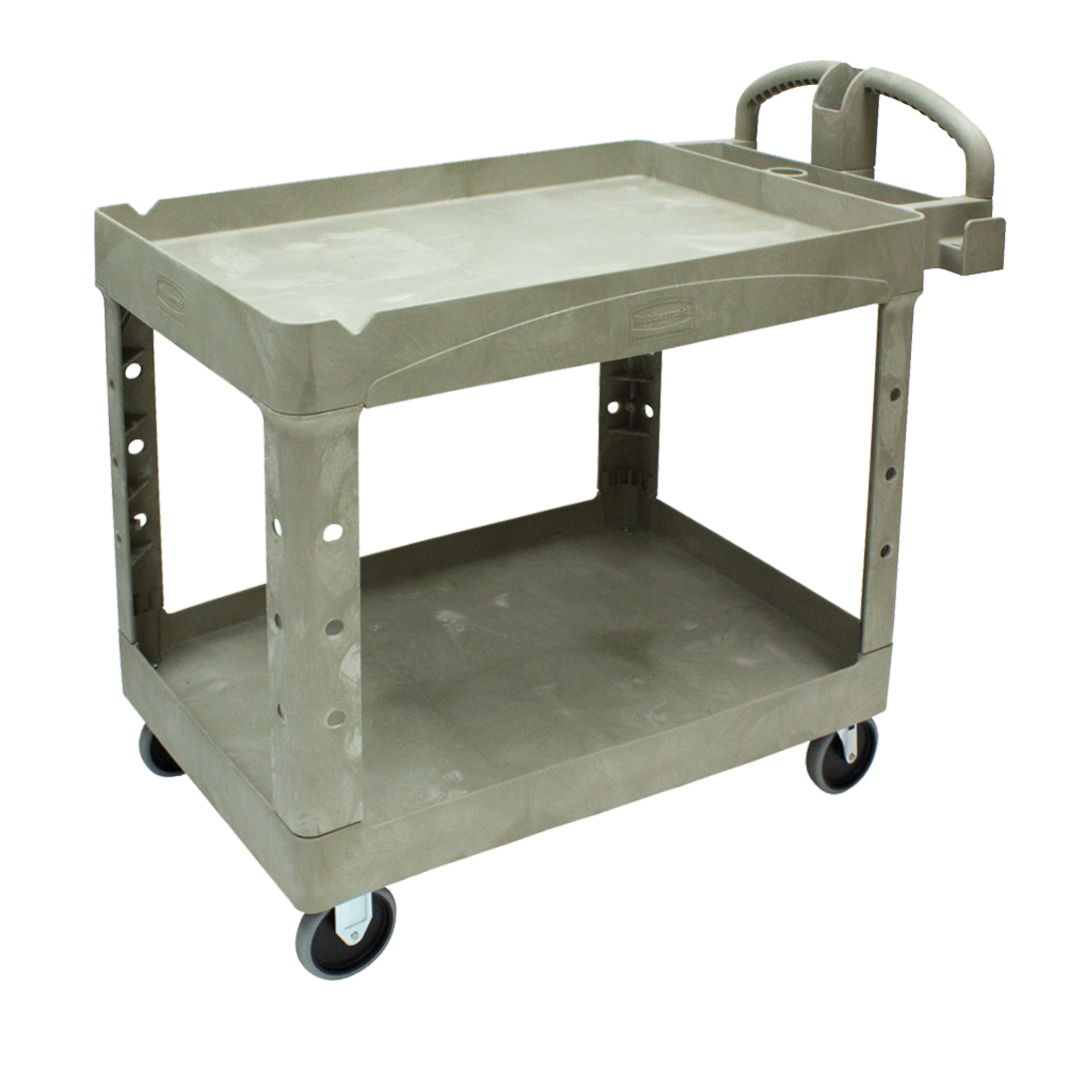 Chariot utilitaire robuste - 4520-88, 2 tiers, 25-1/4" x 39" x 44", Capacité 500 lb