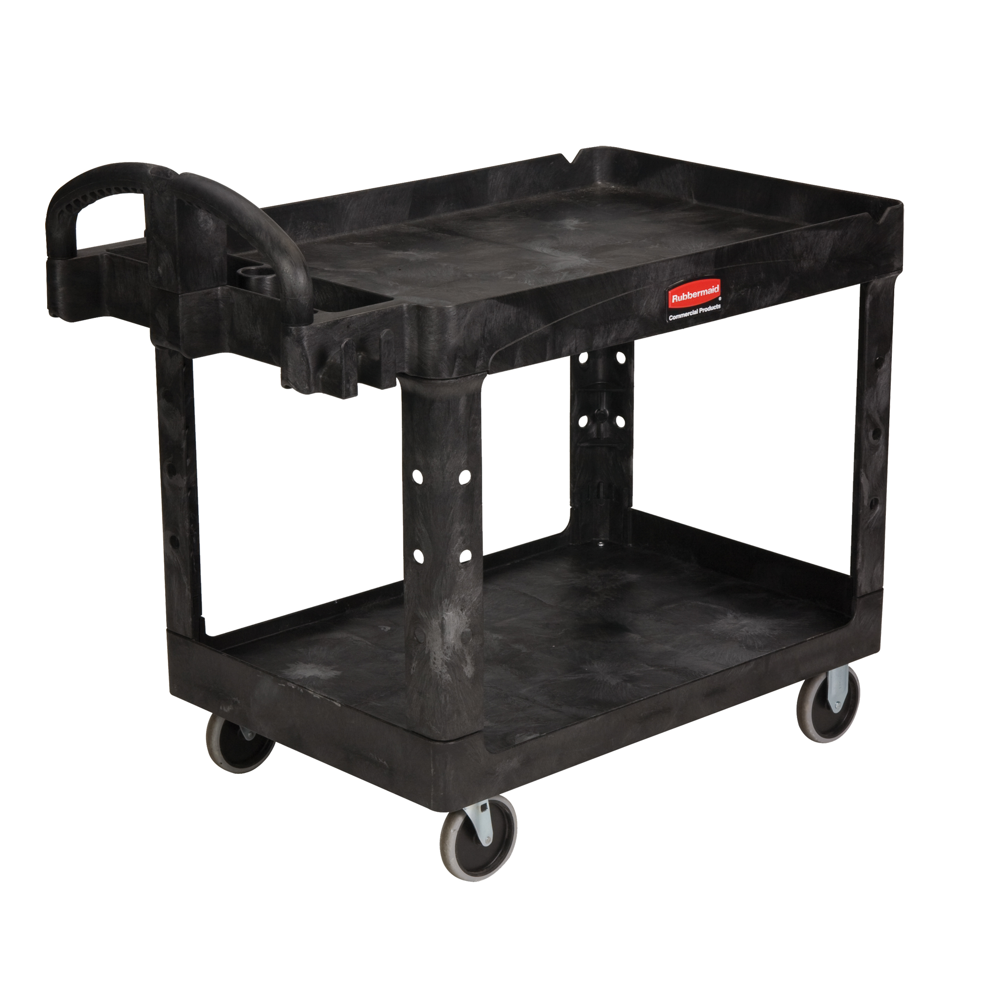 Chariot utilitaire robuste - 4520-88, 2 tiers, 25-1/4" x 39" x 44", Capacité 500 lb