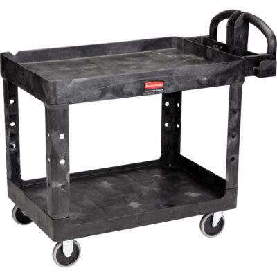 Chariot utilitaire robuste - 4546-00, 2 tiers, 26" x 33-1/4" x 55", Capacité 750 lb