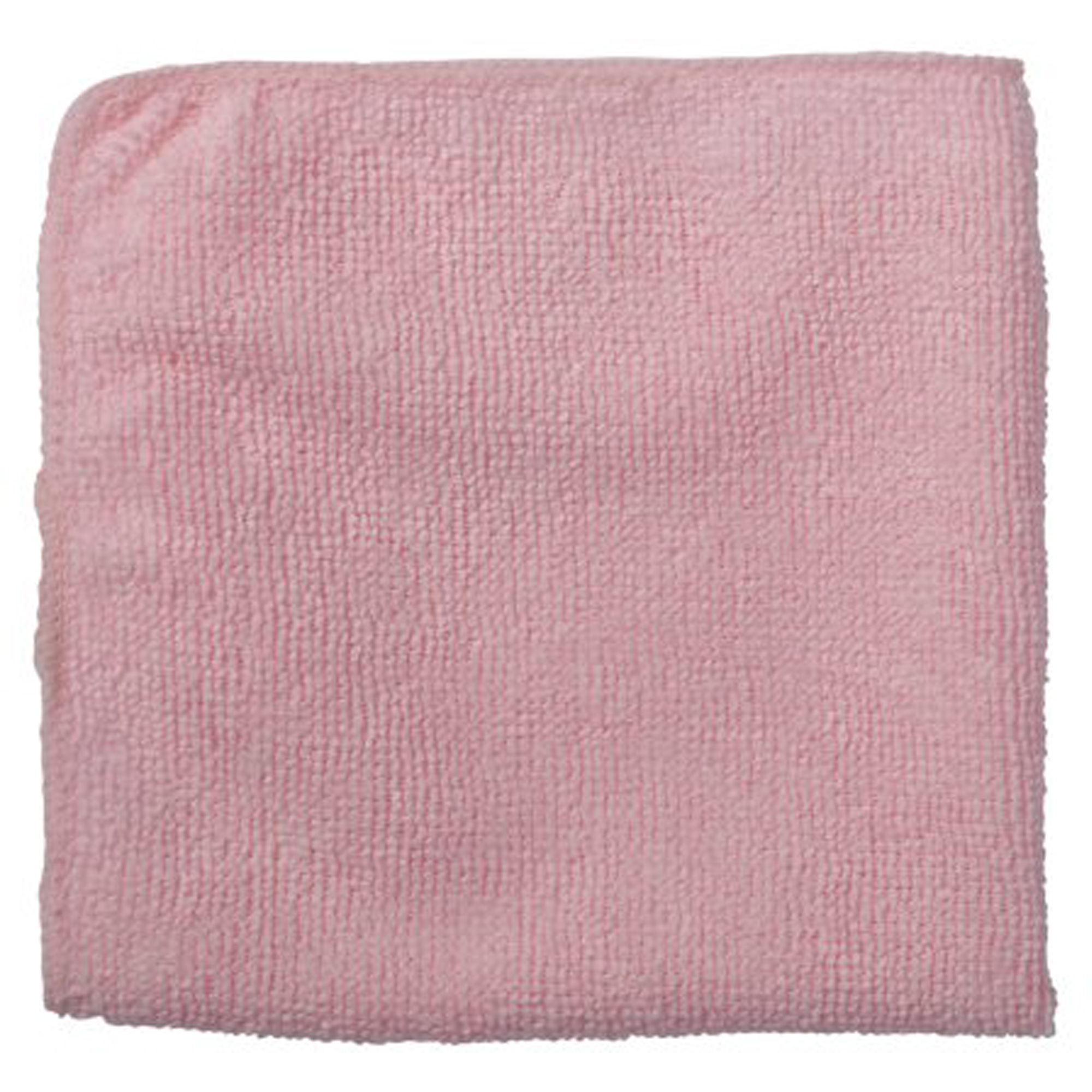 Chiffon de nettoyage pour travaux légers, Microfibre, Rouge