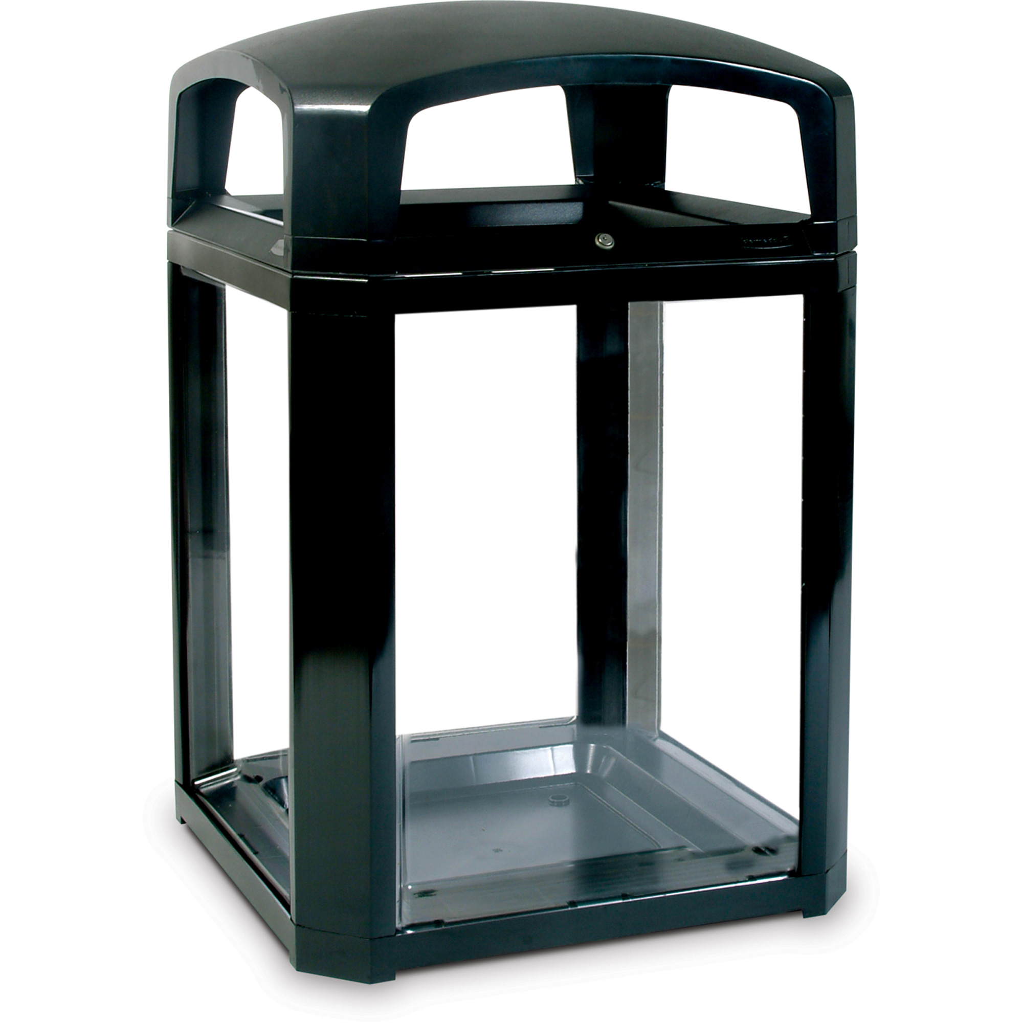 Contenant pour déchets classique avec couvercle en dôme Landmark SeriesMD, Plastique, 50 gal. US