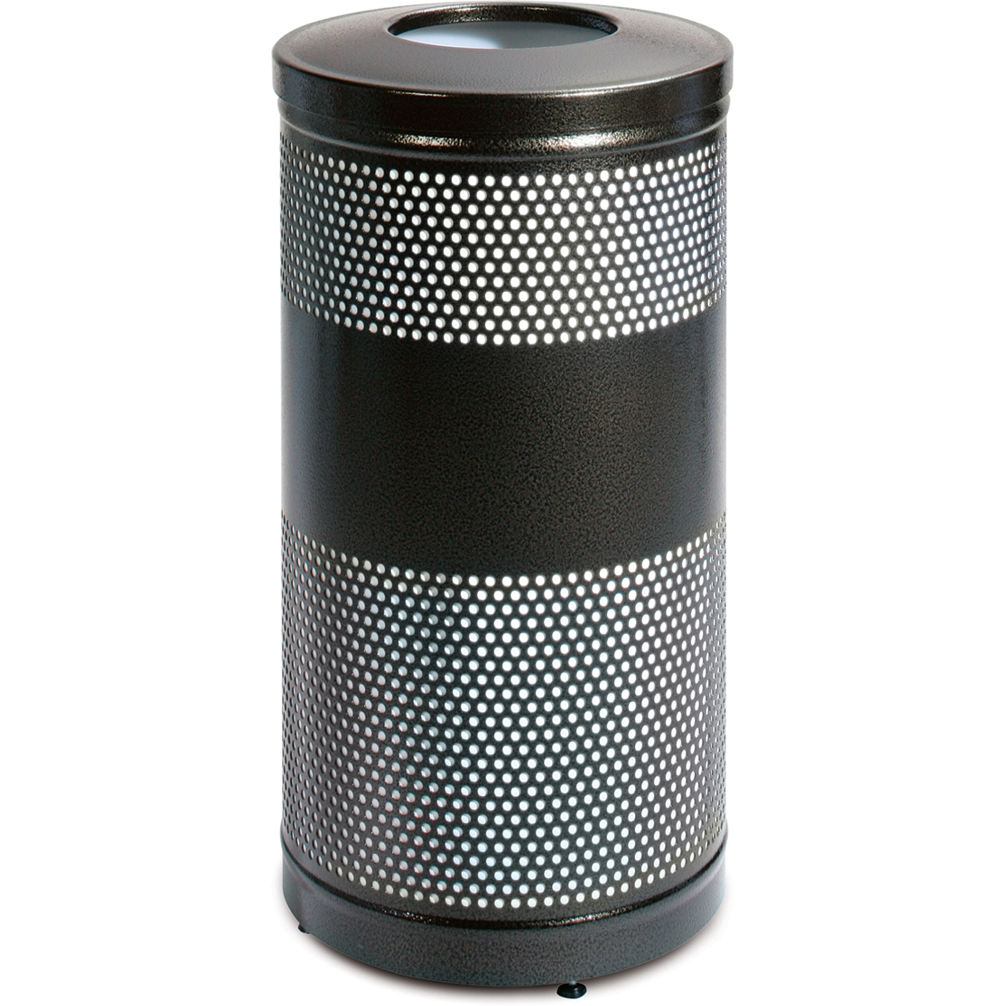 Contenants à déchets de la série Classic pour l'extérieur, Métal, 25 gal. US