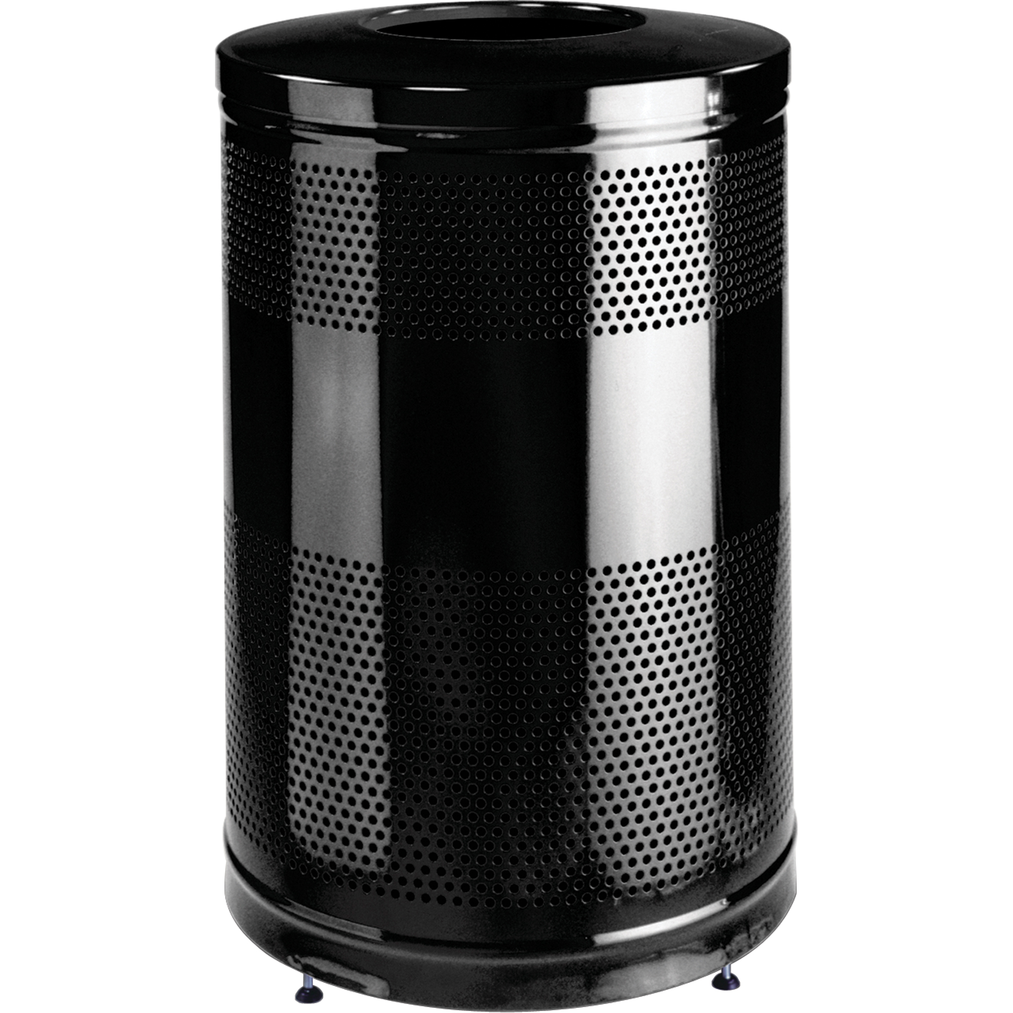 Contenants à déchets de la série Classic pour l'extérieur, Métal, 51 gal. US
