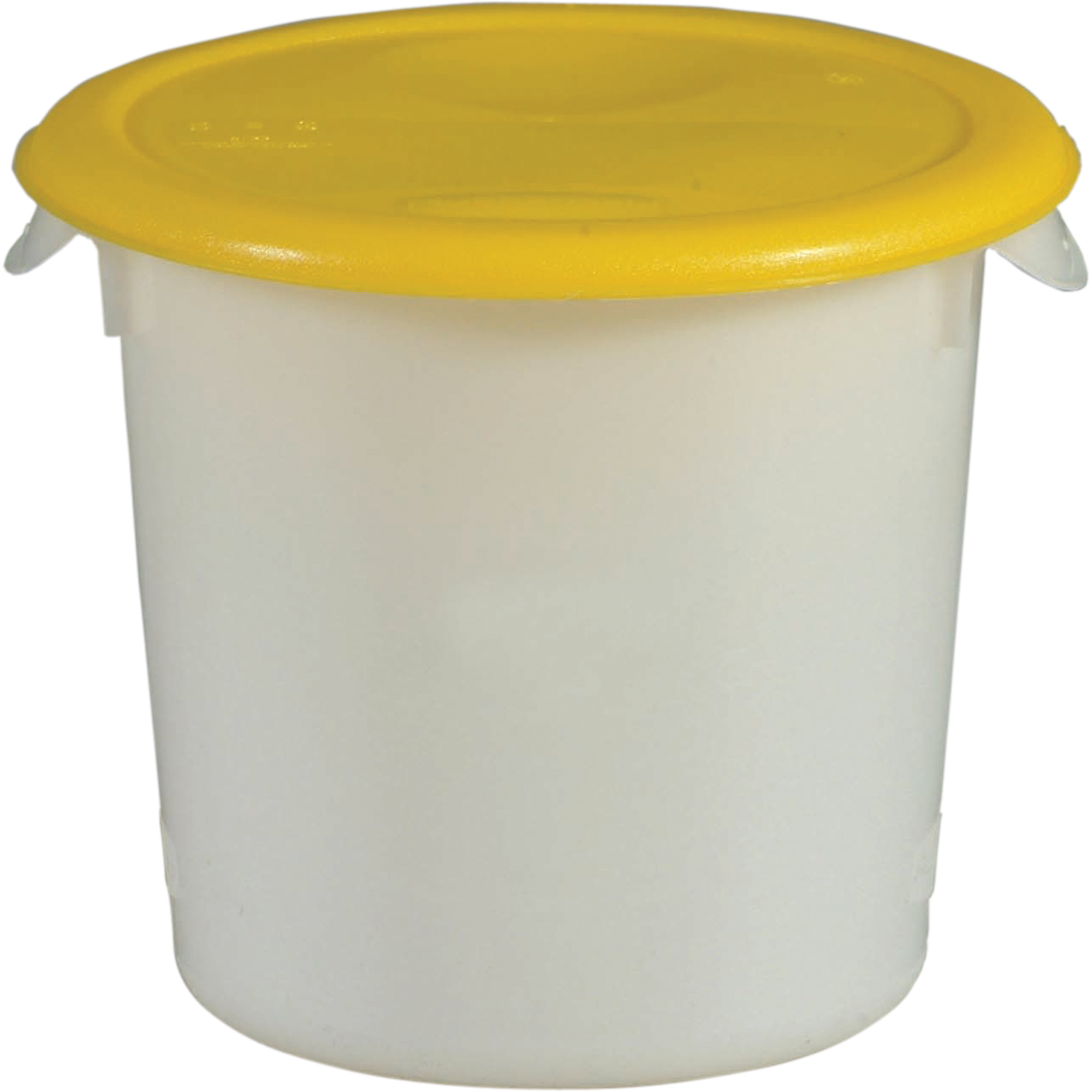Contenants ronds, 7-4/5" ha x 8-1/2" p, Capacité de 3,79 L, Blanc