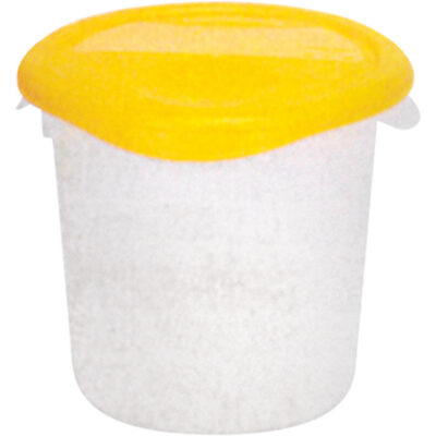 Contenants ronds, 7-4/5" ha x 8-1/2" p, Capacité de 3,79 L, Transparent