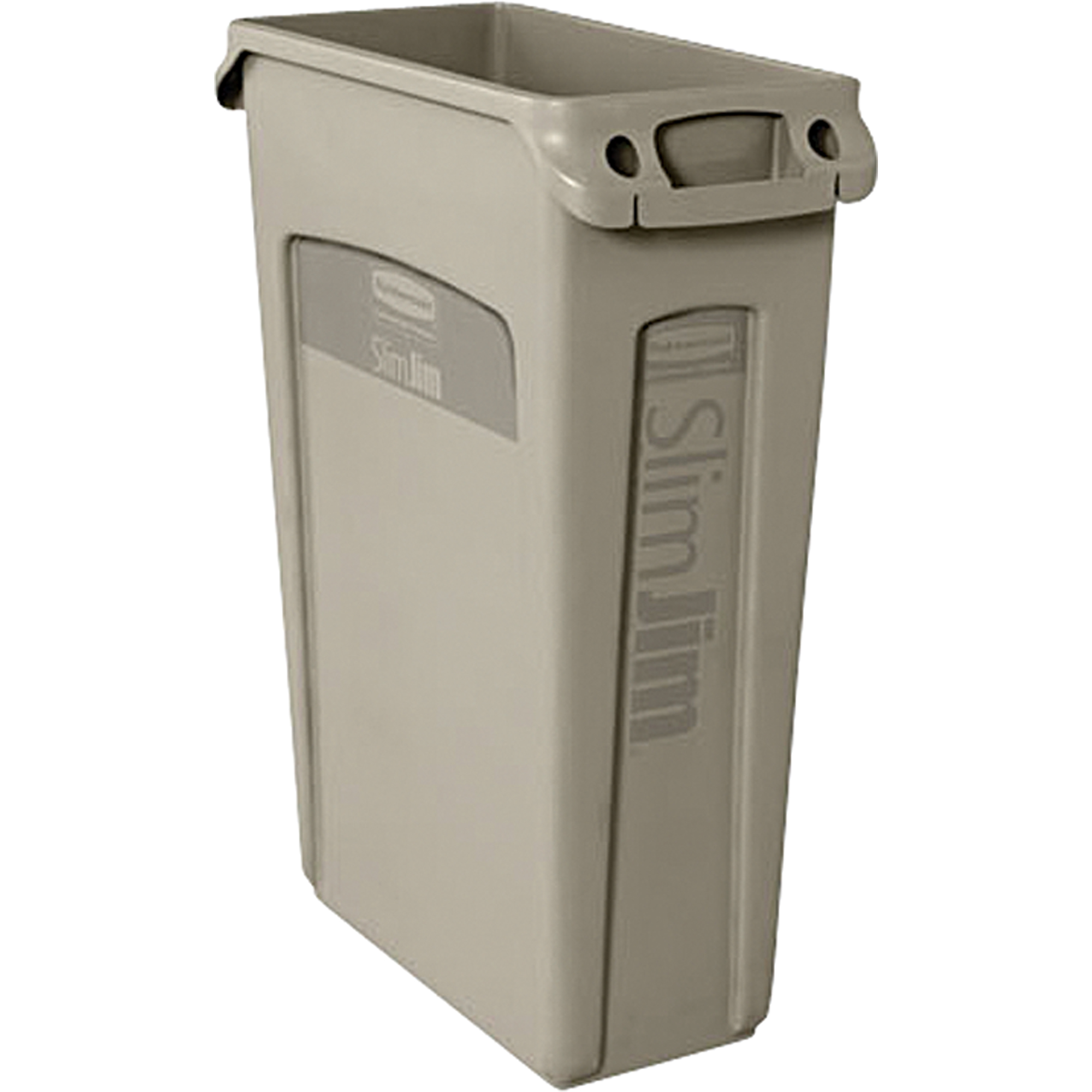 Contenants Slim JimMD a/canaux de ventilation, Plastique, 23 gal. US