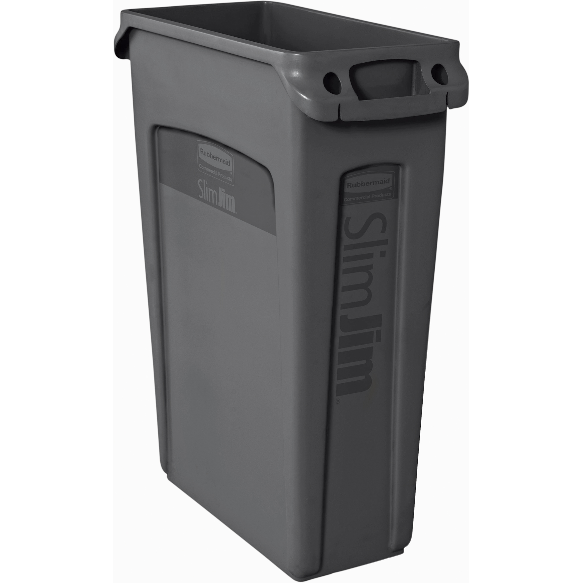 Contenants Slim JimMD a/canaux de ventilation, Plastique, 23 gal. US