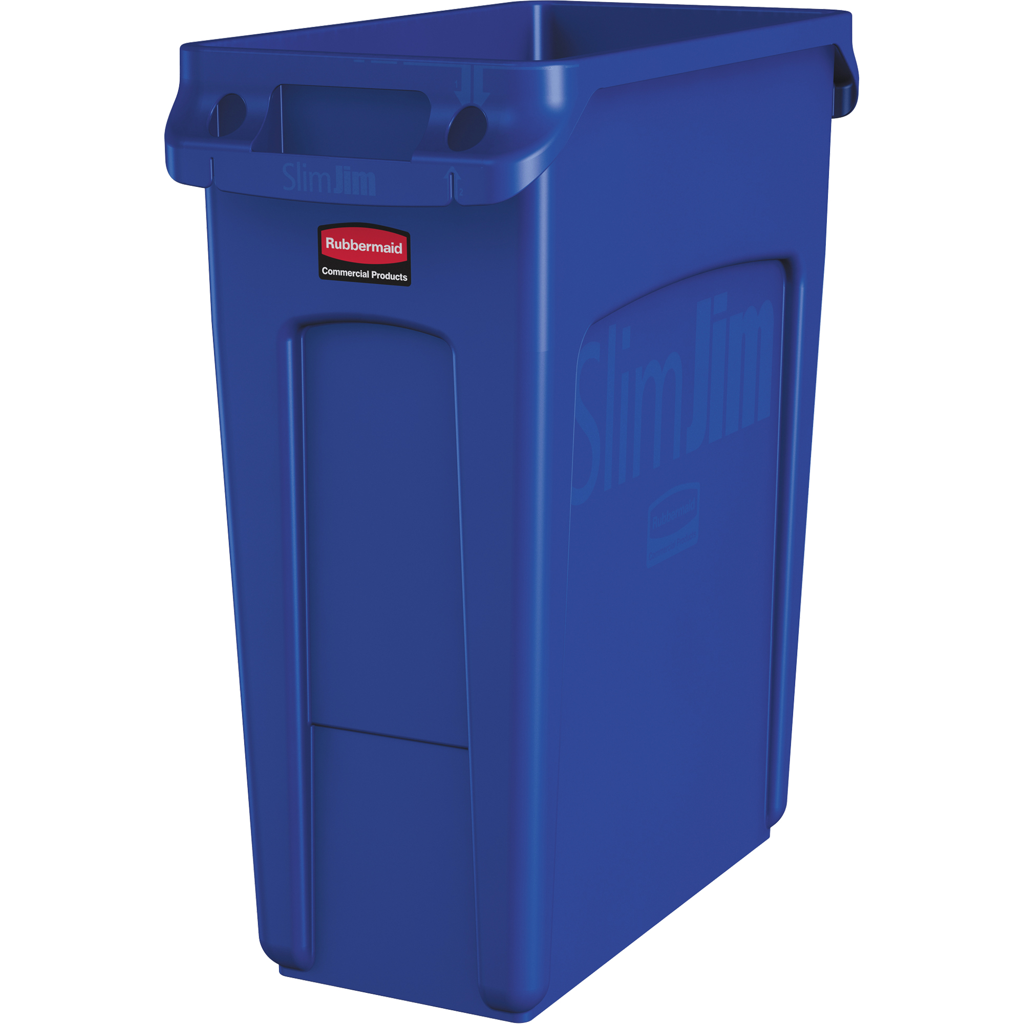 Contenants Slim JimMD avec canaux de ventilation, De bureau, Polyéthylène, 16 gal. US