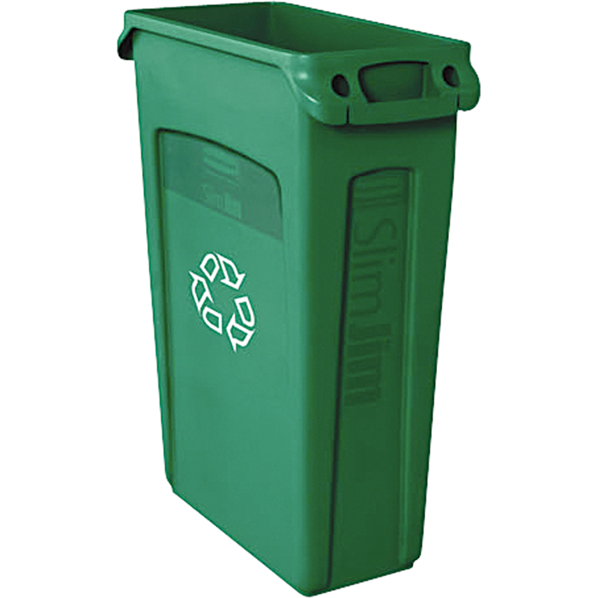 Contenants Slim JimMD avec canaux de ventilation, Vrac, Polyéthylène, 23 gal. US