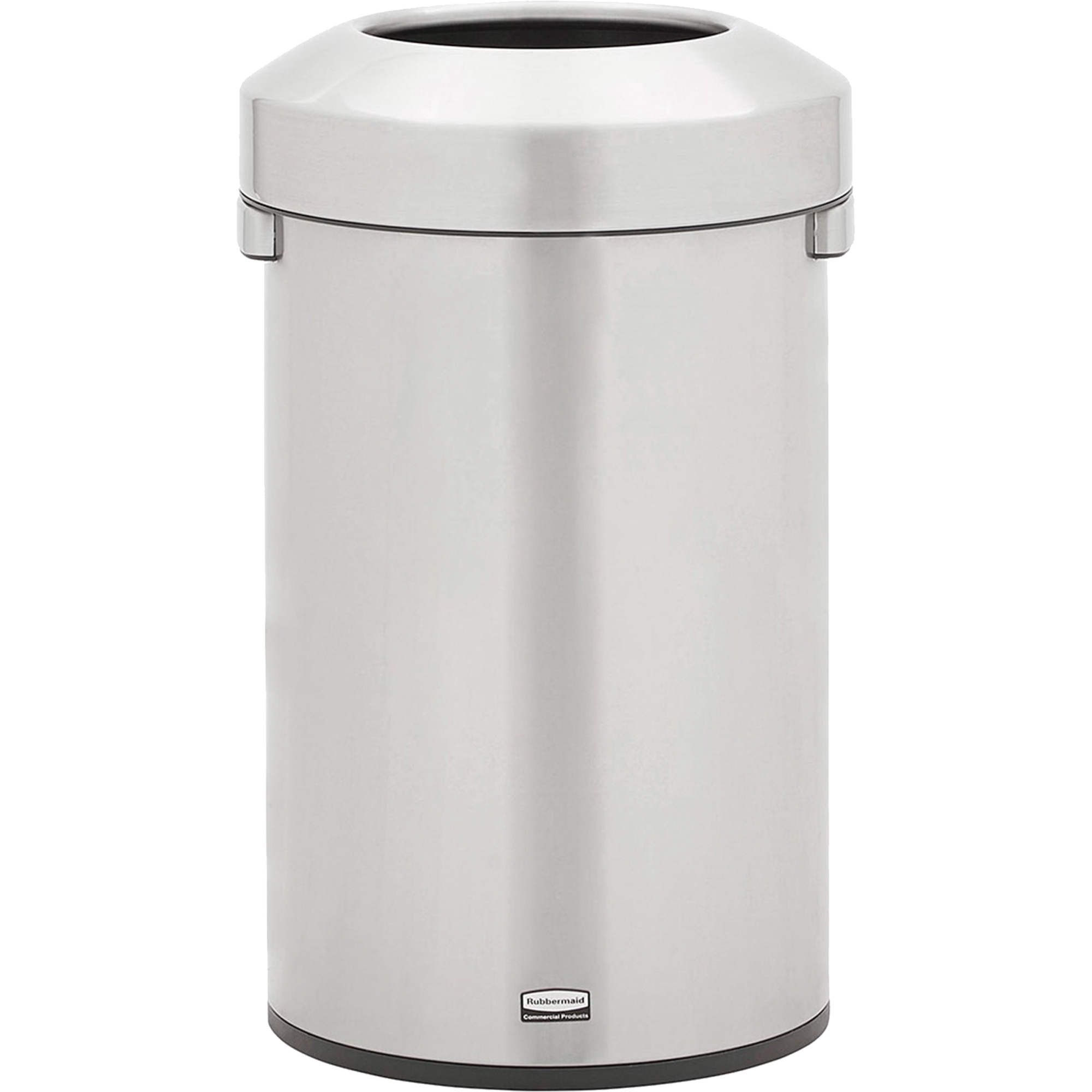 Conteneur à déchet rond avec esthétique raffinée, Acier inoxydable, 16 gal. US