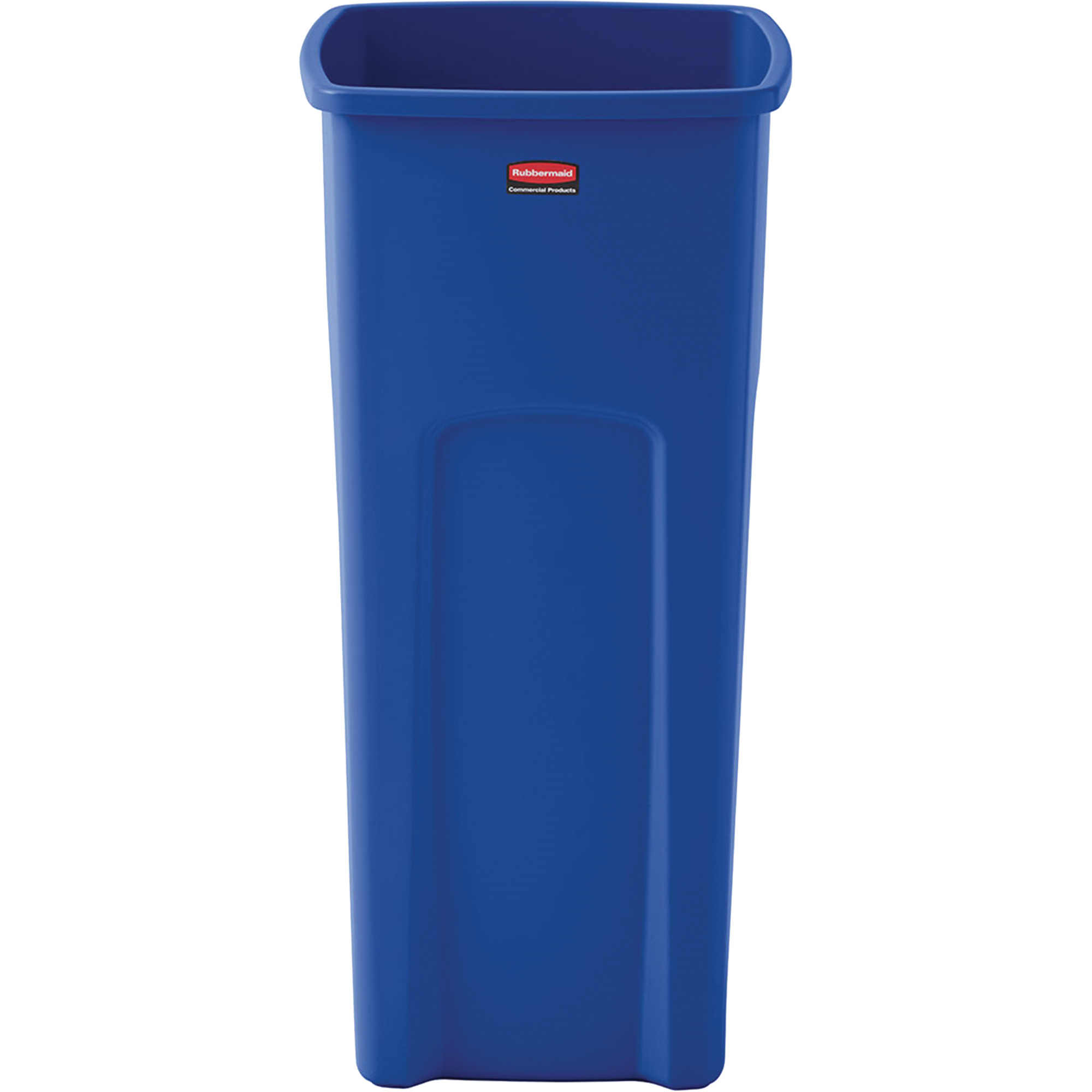 Conteneur de recyclage carré UntouchableMD, Vrac, Plastique, 23 gal. US