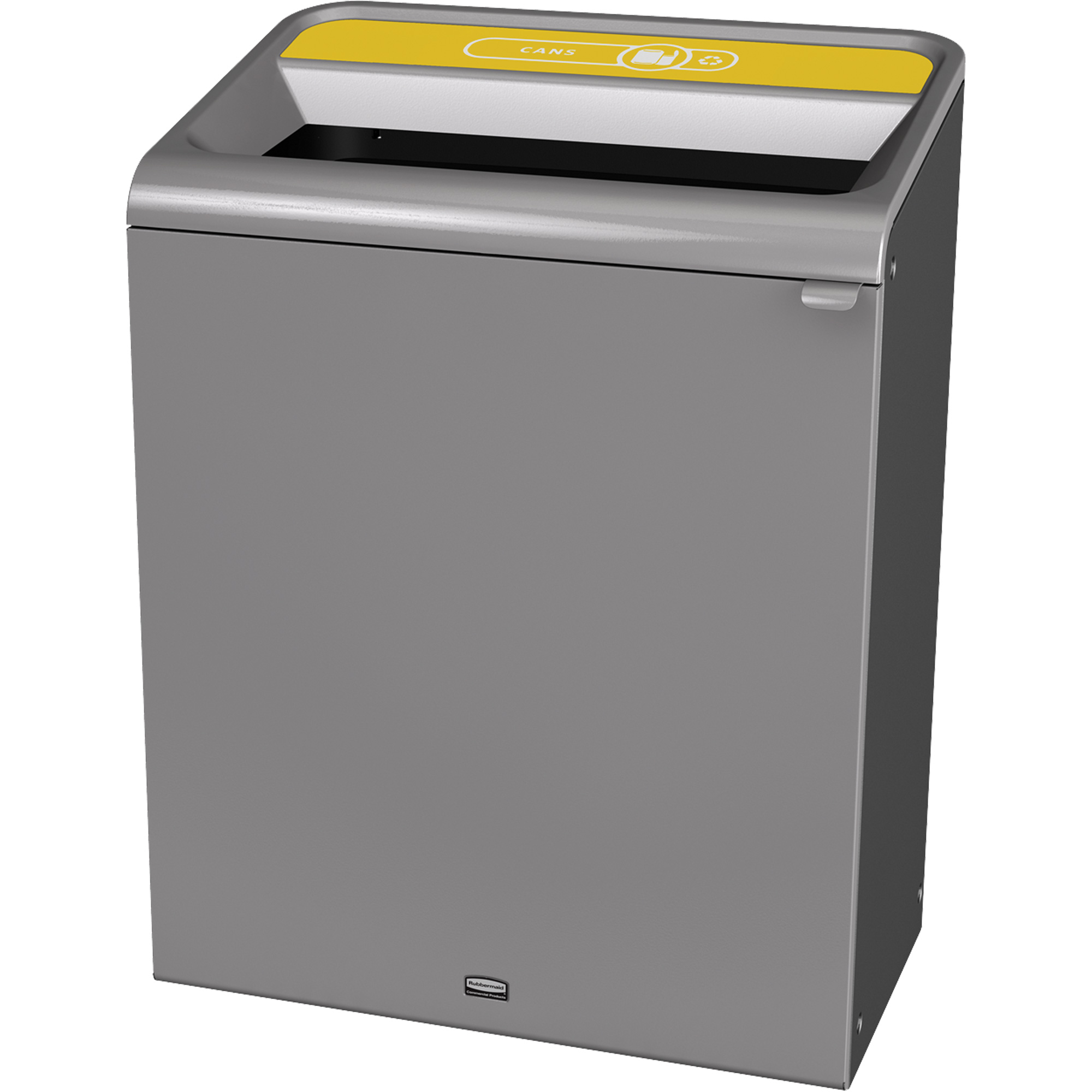 Conteneur pour déchets de bidon ConfigureMC, Vrac/Bord de rue/De bureau, Acier, 45 gal. US