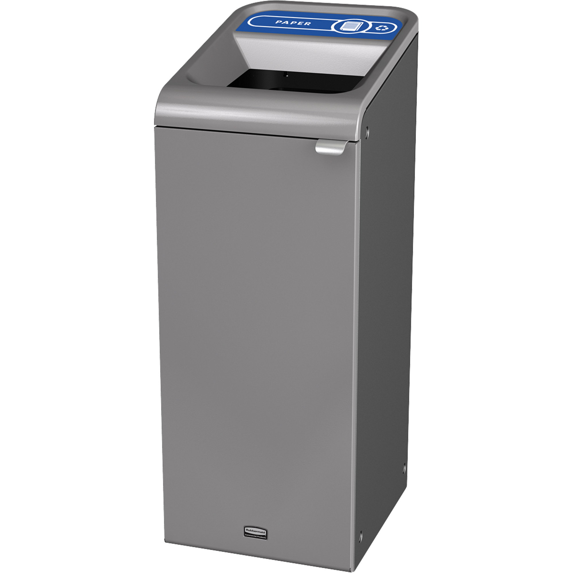 Conteneur pour déchets de papier ConfigureMC, Vrac/Bord de rue/De bureau, Acier, 15 gal. US