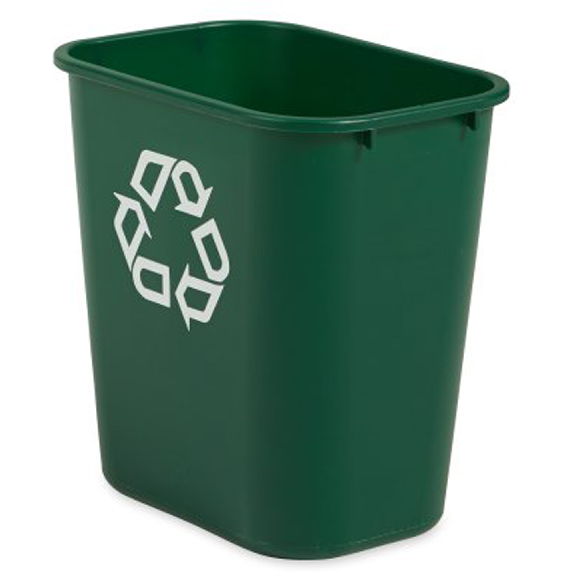 Corbeille moyenne pour le recyclage, De bureau, Plastique, 28 pintes US