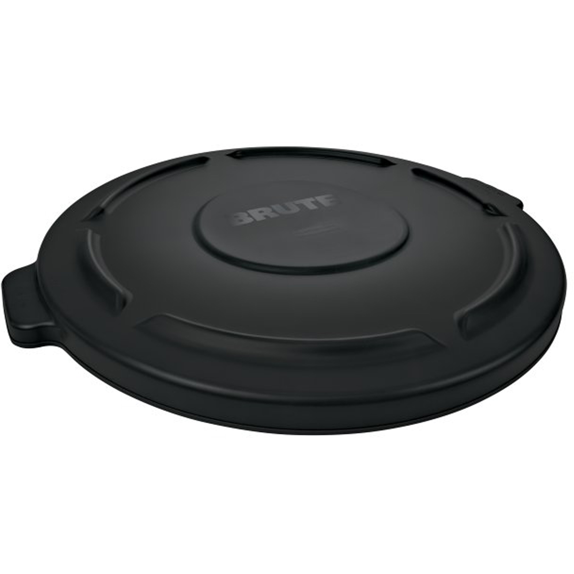 Couvercle autodrainant 32 gallons MD, Couvercle plat, Plastique, Convient aux contenants 22-1/4" dia.