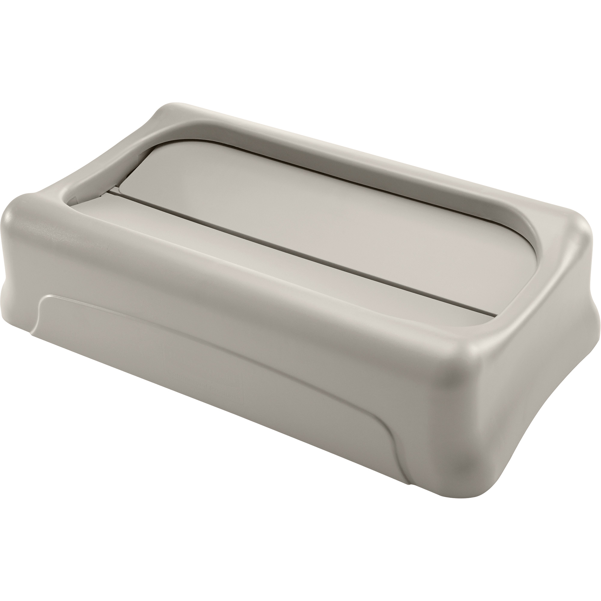 Couvercle de poubelle Slim JimMD, Couvercle à battant, Plastique, Convient aux contenants 20-1/2" x 11-7/16"
