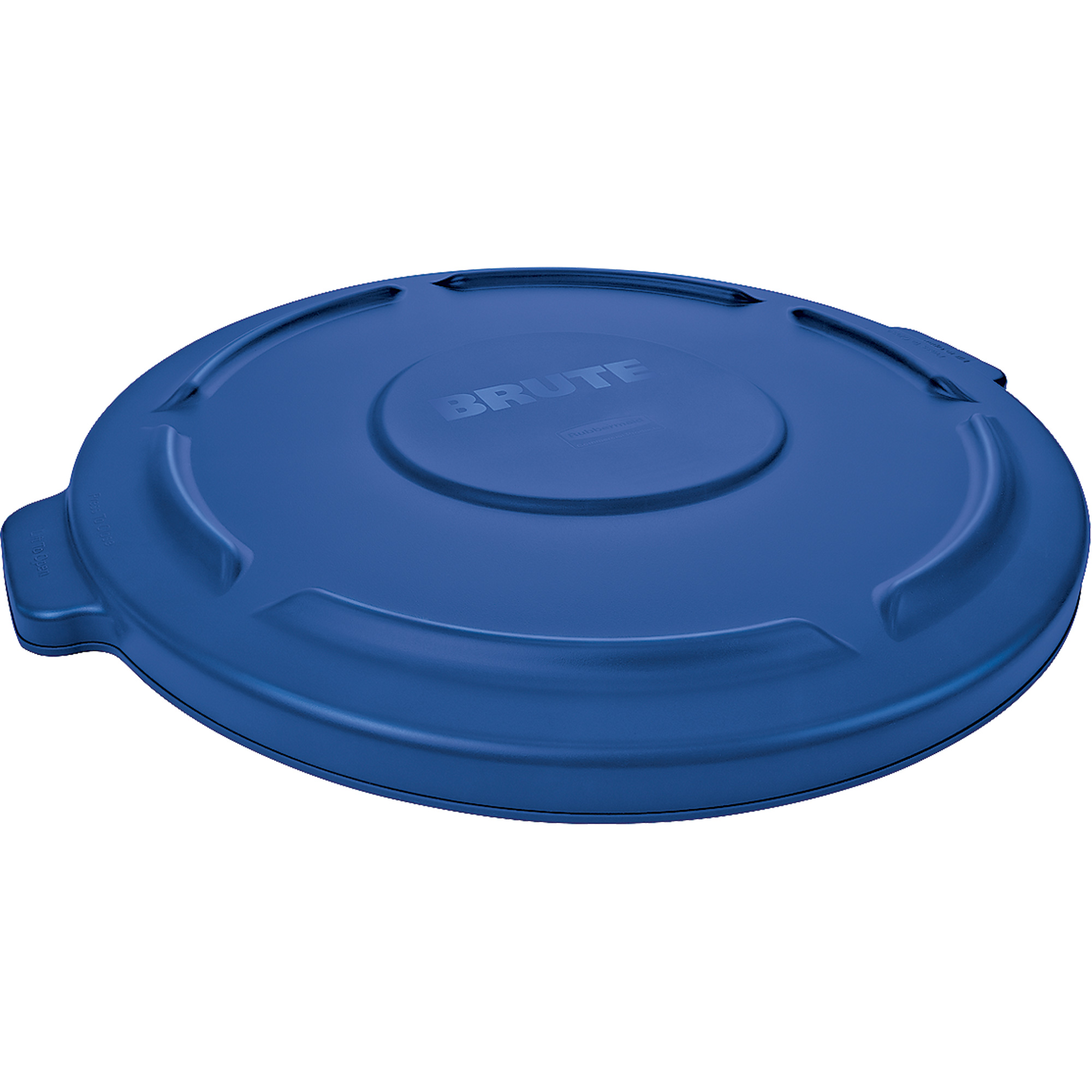 Couvercle rond pour poubelle BruteMD, Couvercle plat, Plastique, Convient aux contenants 24-1/4" dia.