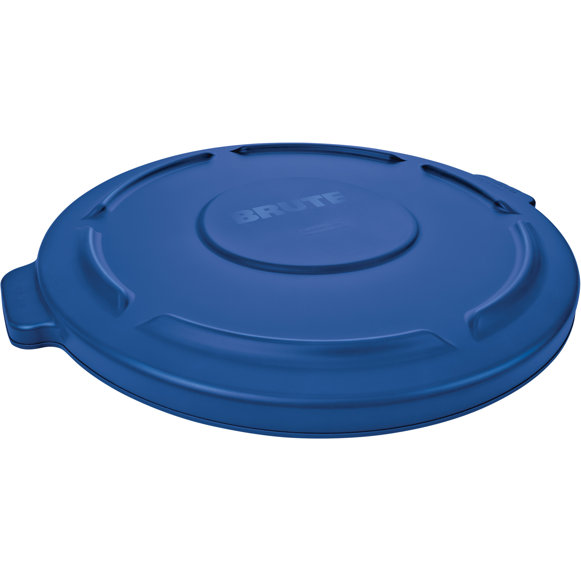Couvercle rond pour poubelle BruteMD, Couvercle plat, Plastique, Convient aux contenants 24-1/4" dia.