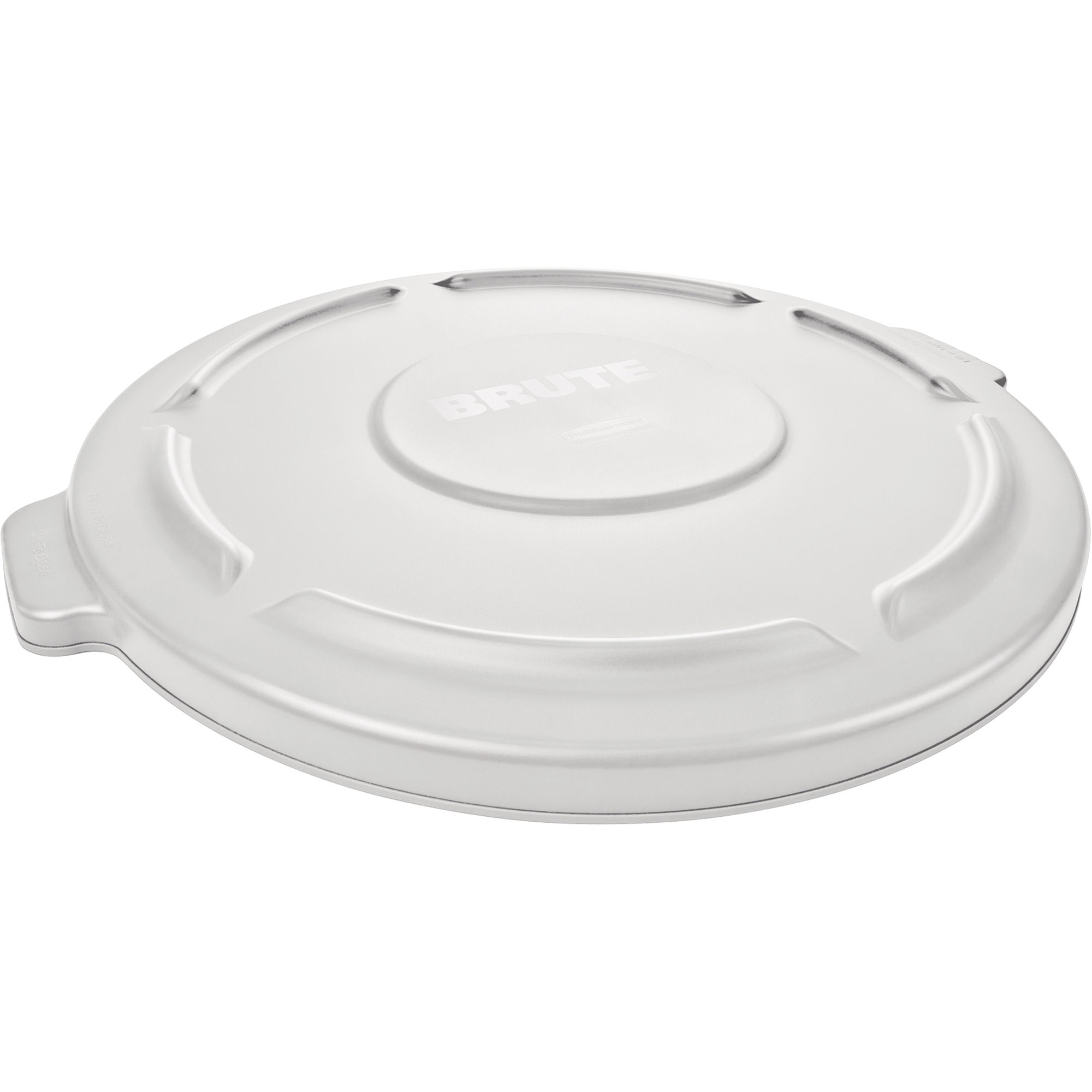Couvercle rond pour poubelle BruteMD, Couvercle plat, Plastique, Convient aux contenants 26-1/2" dia.
