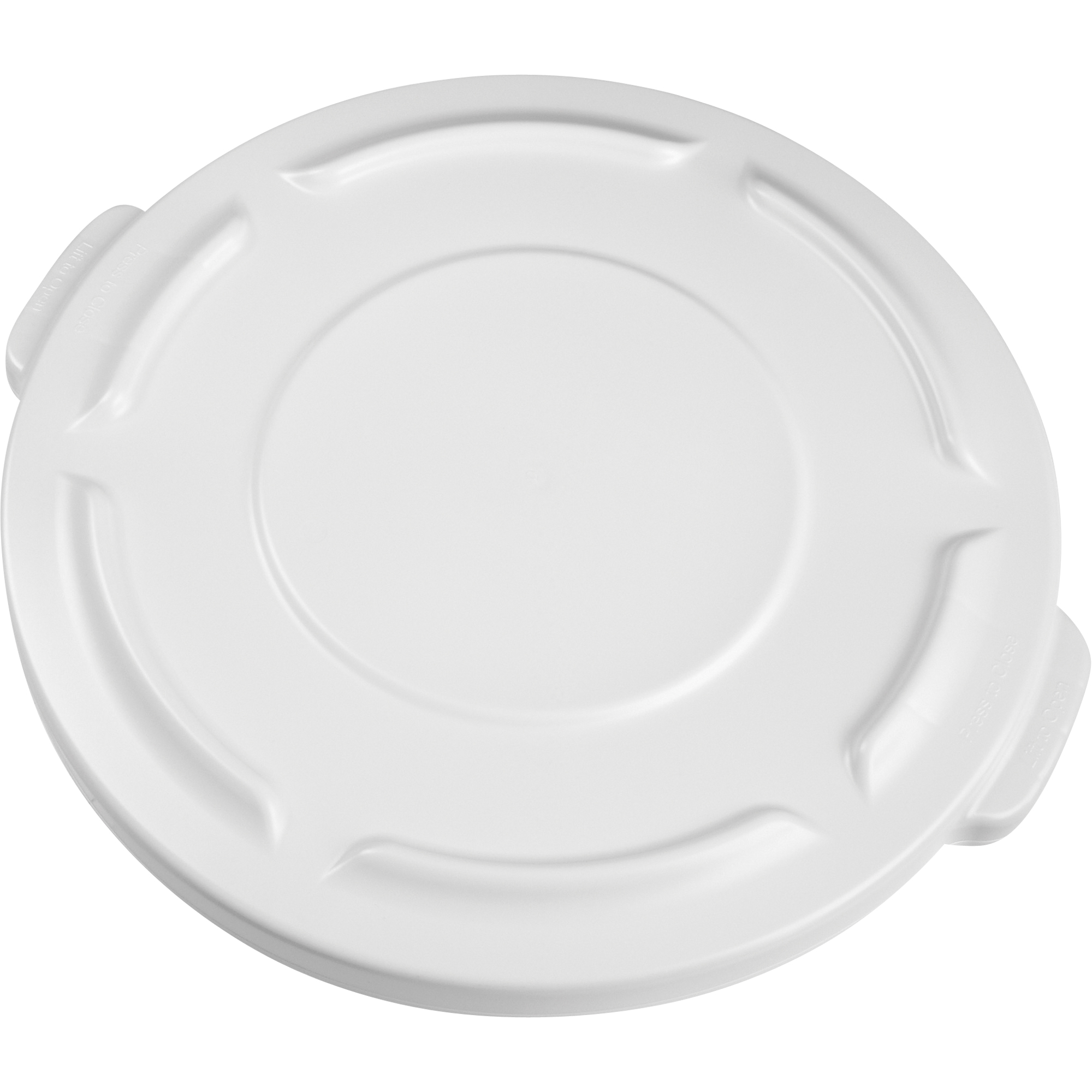 Couvercles ronds BruteMD, Couvercle plat, Plastique/Polyéthylène, Convient aux contenants 19-7/8" dia.