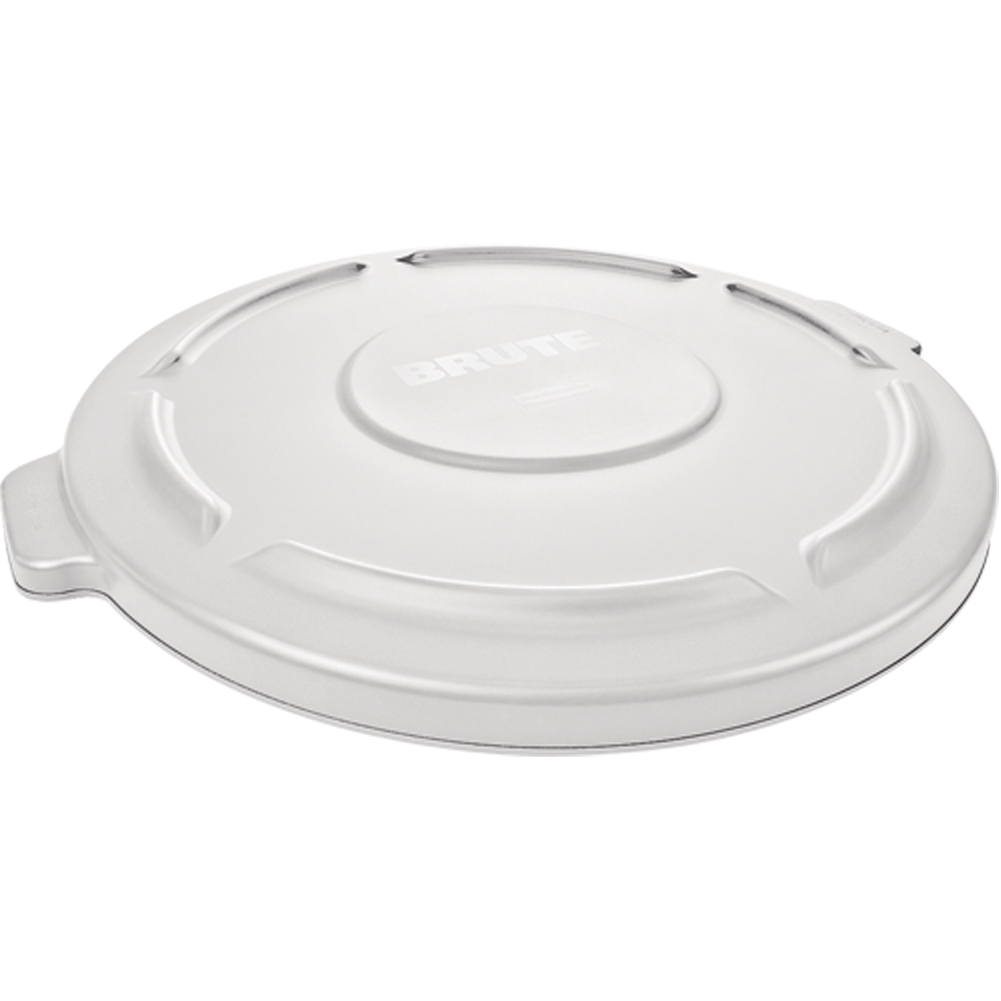 Couvercles ronds BruteMD, Couvercle plat, Plastique/Polyéthylène, Convient aux contenants 22" dia.