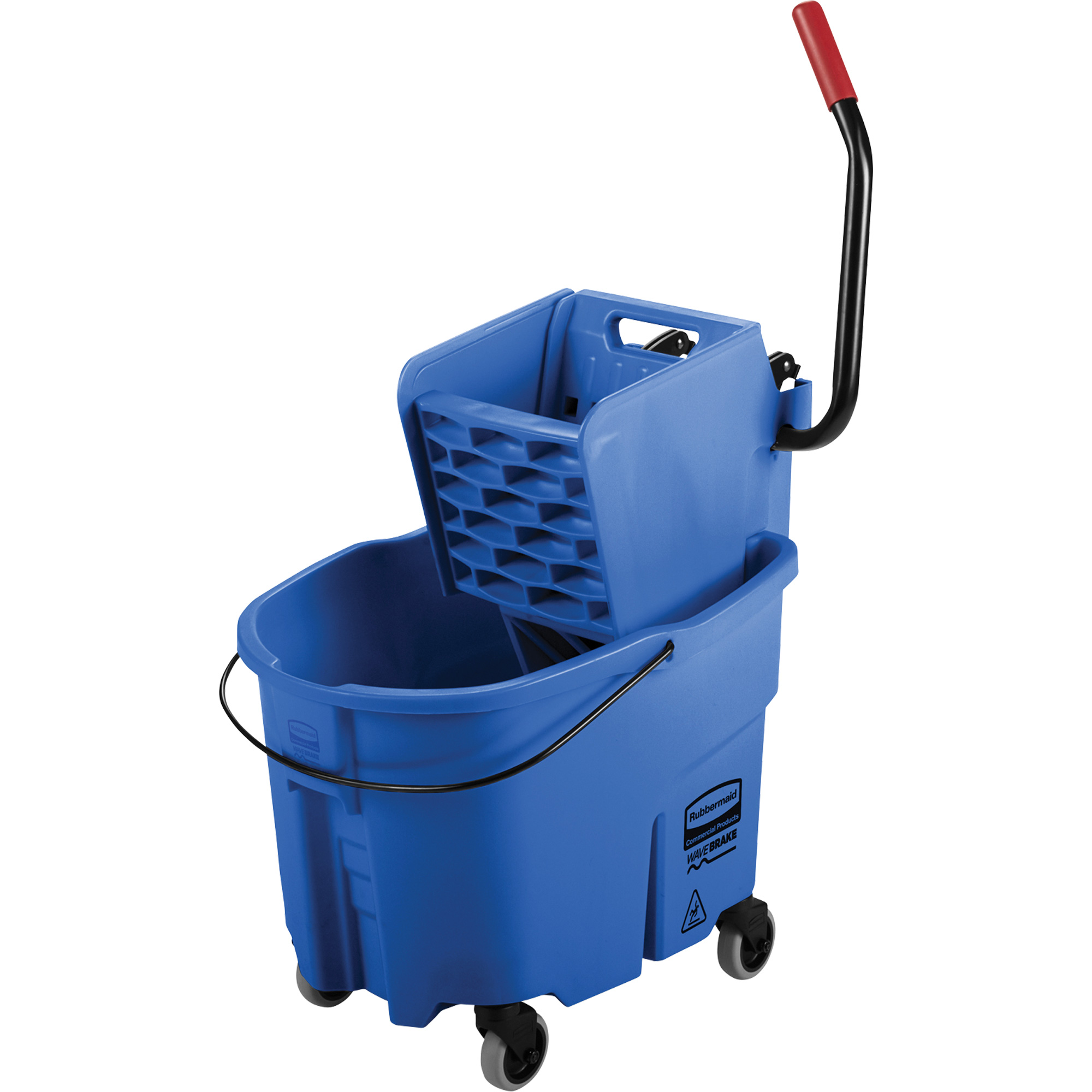 Ensemble de seau pour vadrouille et essoreuse WaveBrakeMD, Pression latérale, 8,75 gal. US (35 pintes), Bleu